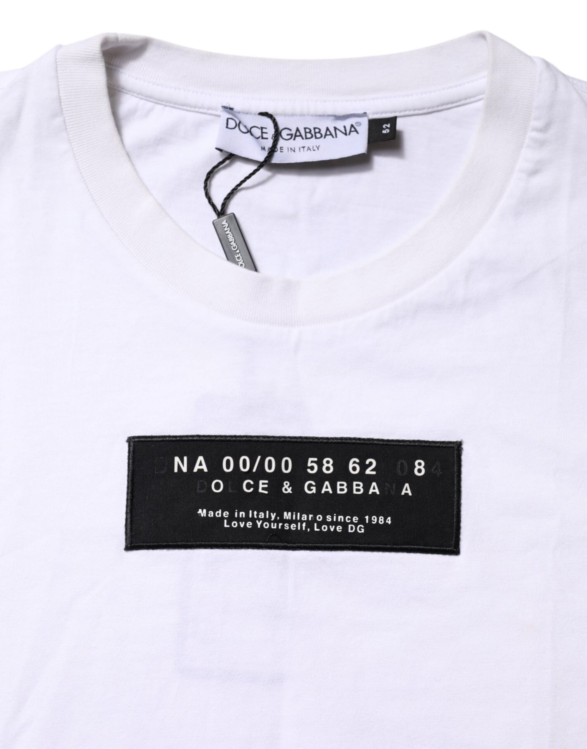 Dolce & Gabbana White T-Shirt for Men side view
