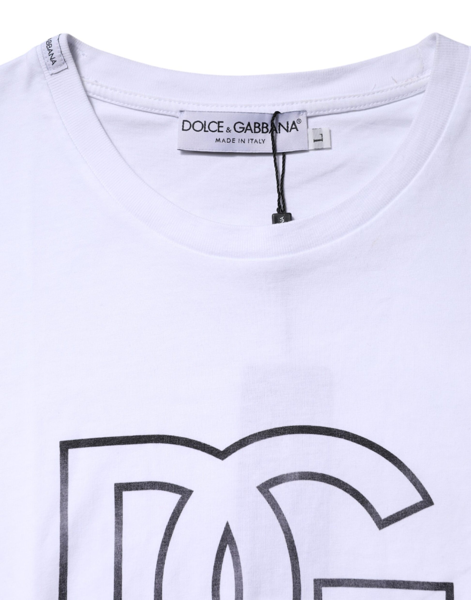 Dolce & Gabbana White T-Shirt for Men side view