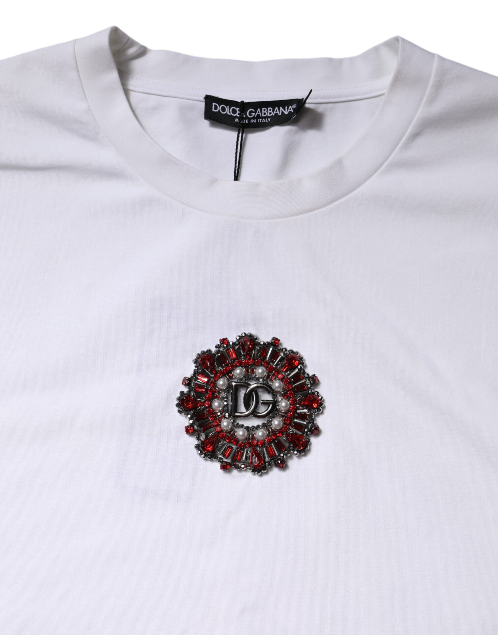 Dolce & Gabbana White T-Shirt for Men side view