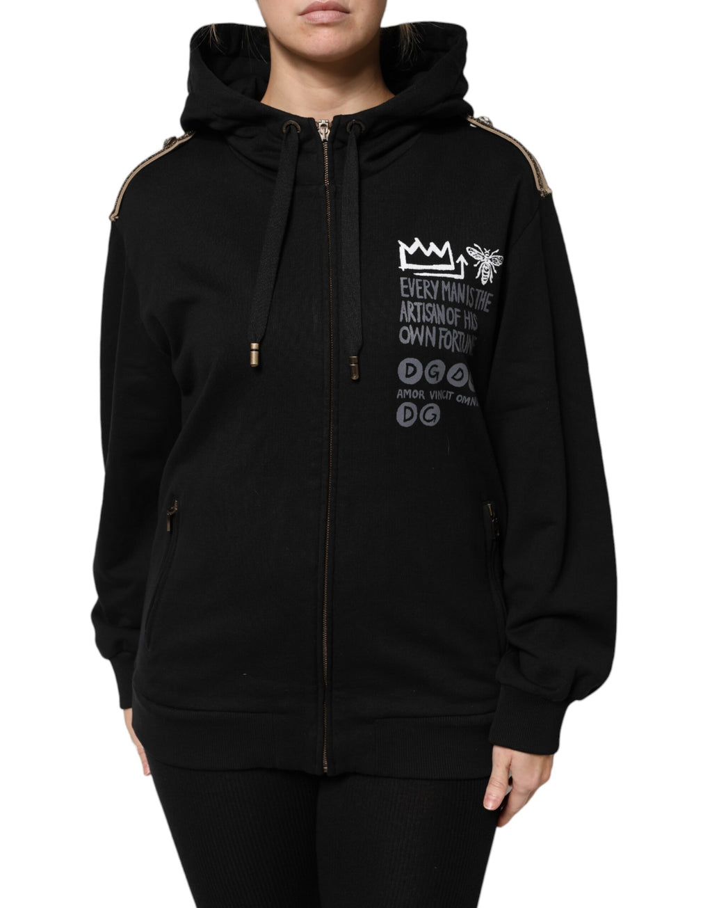 Dolce & Gabbana Black Bomber for Women
