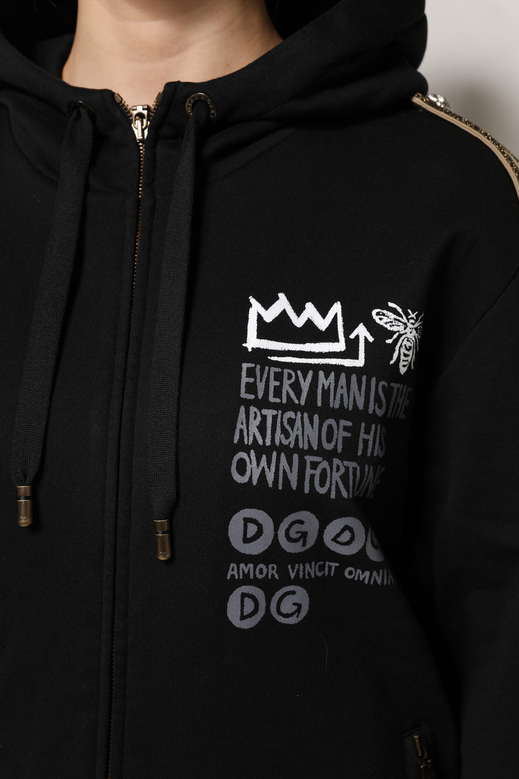 Dolce & Gabbana Black Bomber for Women additional view