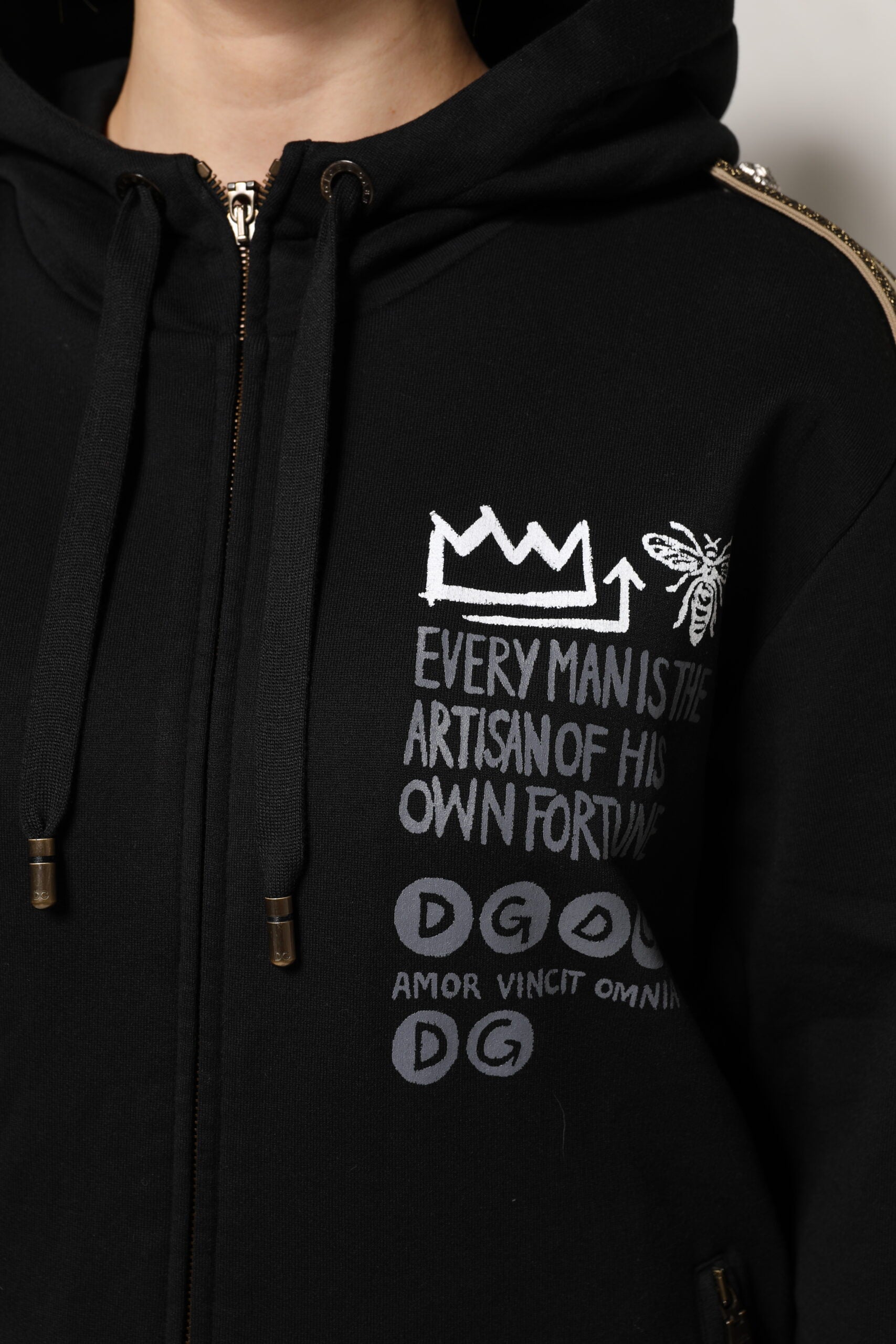 Dolce & Gabbana Black Bomber for Women additional view