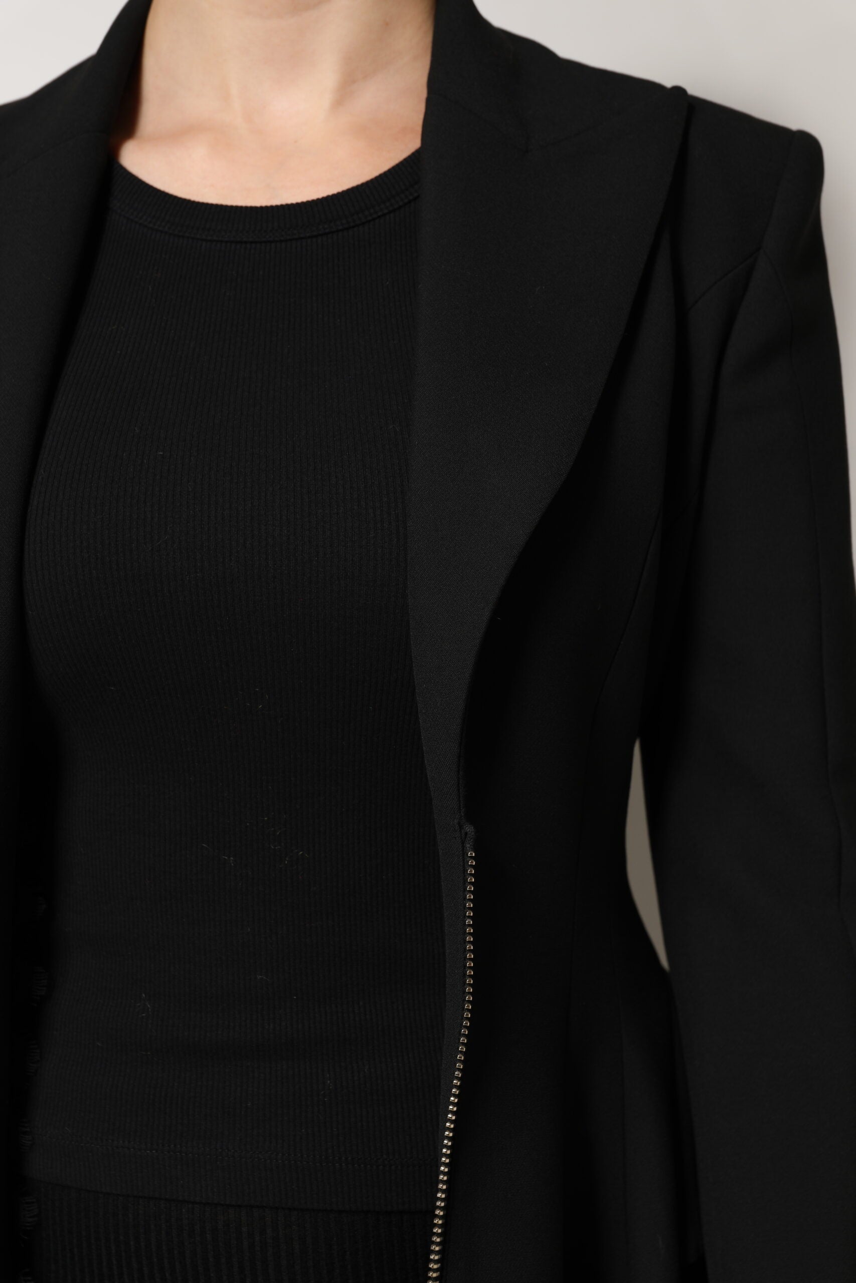 Les Hommes Black Trench Coats for Women additional view