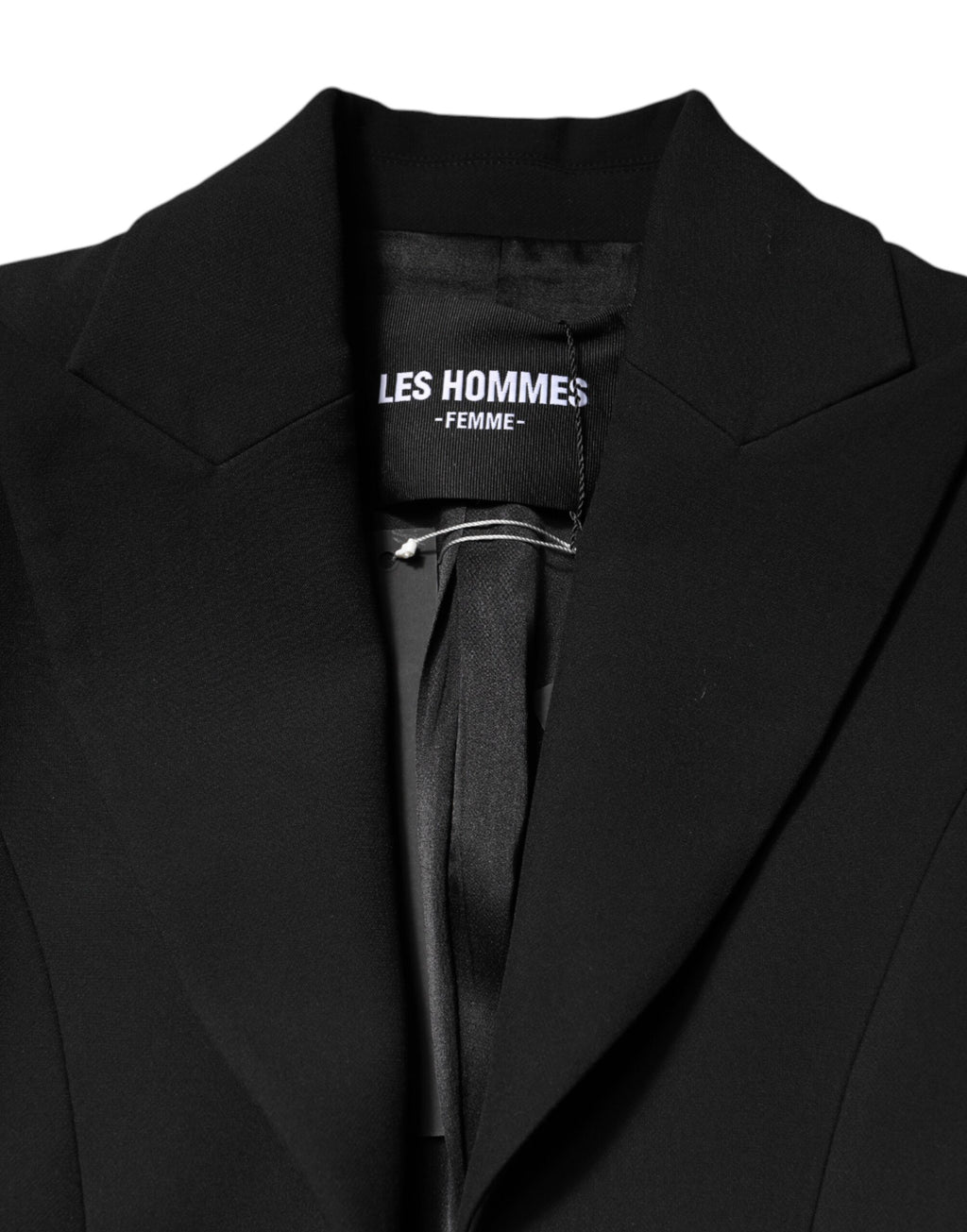 Les Hommes Black Trench Coats for Women additional view