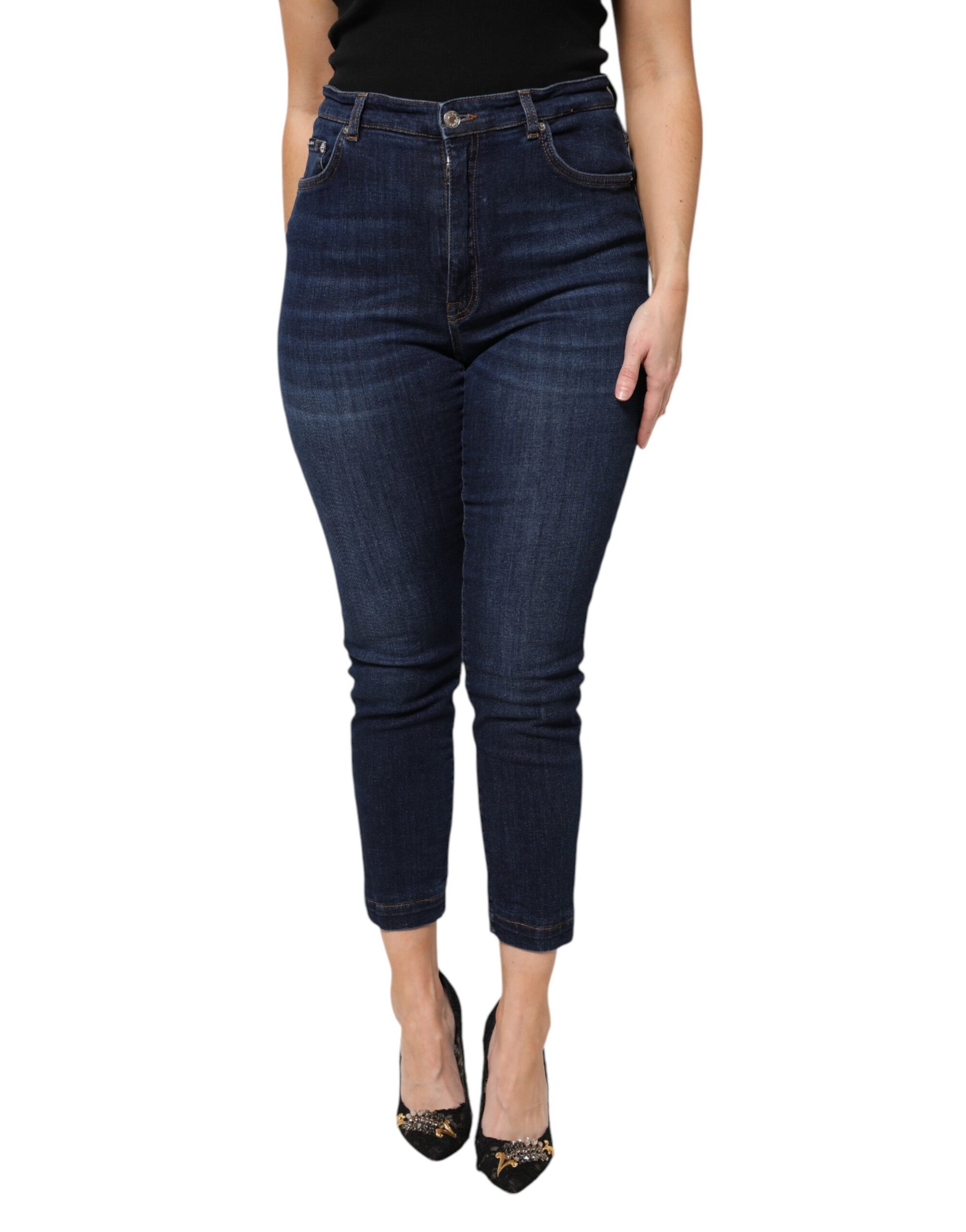 Dolce & Gabbana Blue Skinny Jeans for Women
