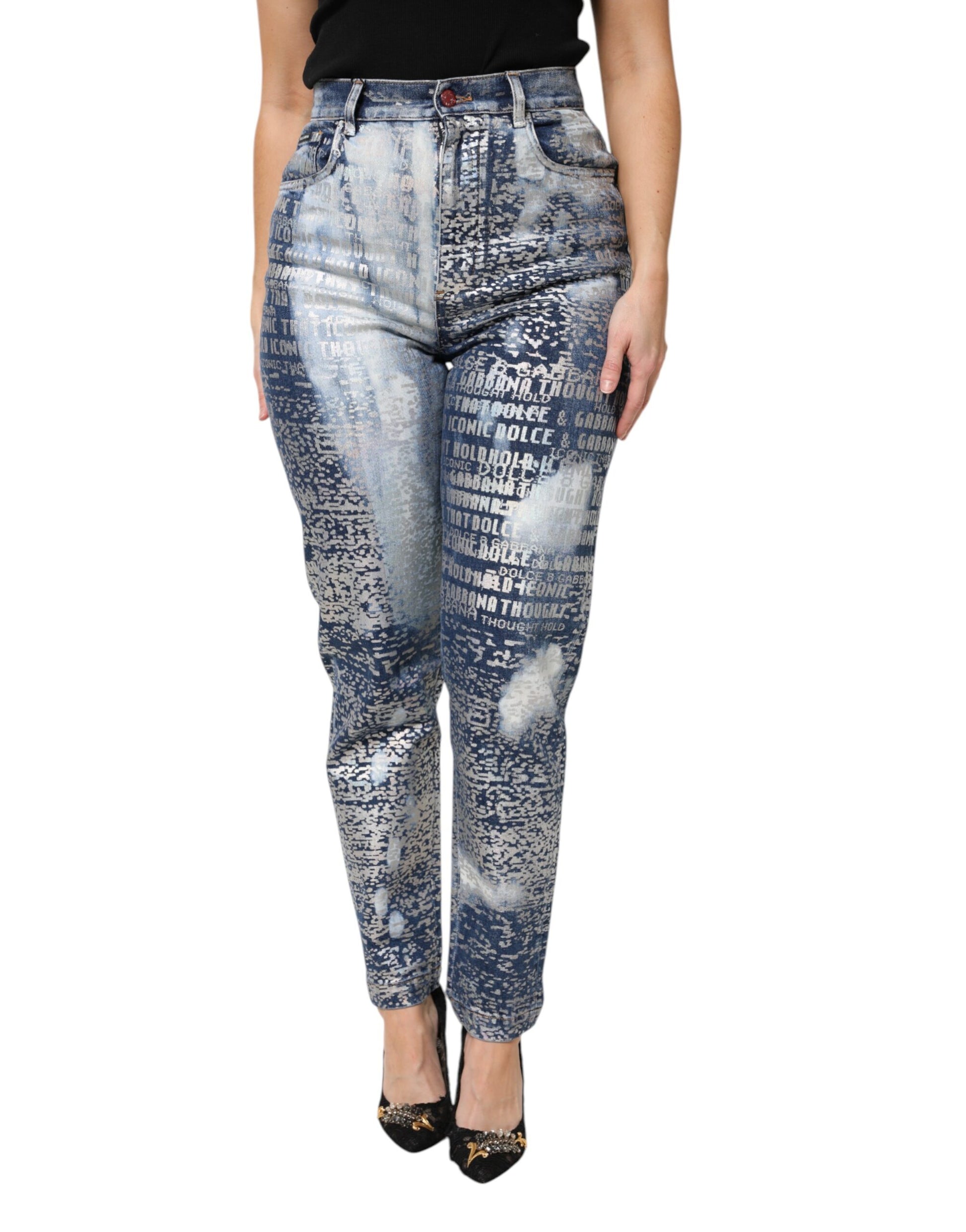 Dolce & Gabbana Blue Skinny Jeans for Women alternate view