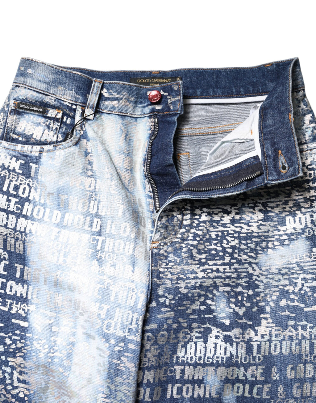 Dolce & Gabbana Blue Skinny Jeans for Women additional view