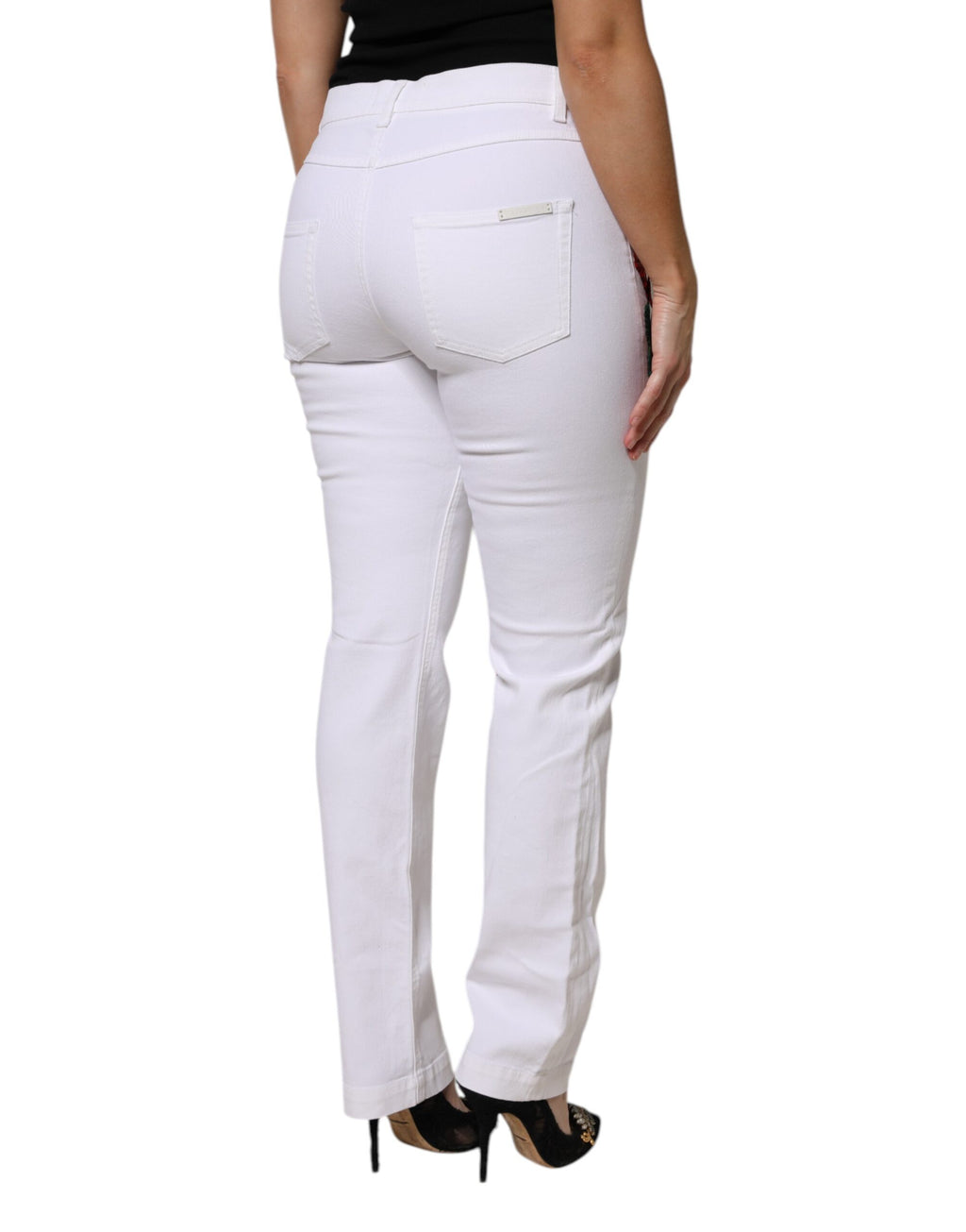 Dolce & Gabbana White Skinny Jeans for Women additional view