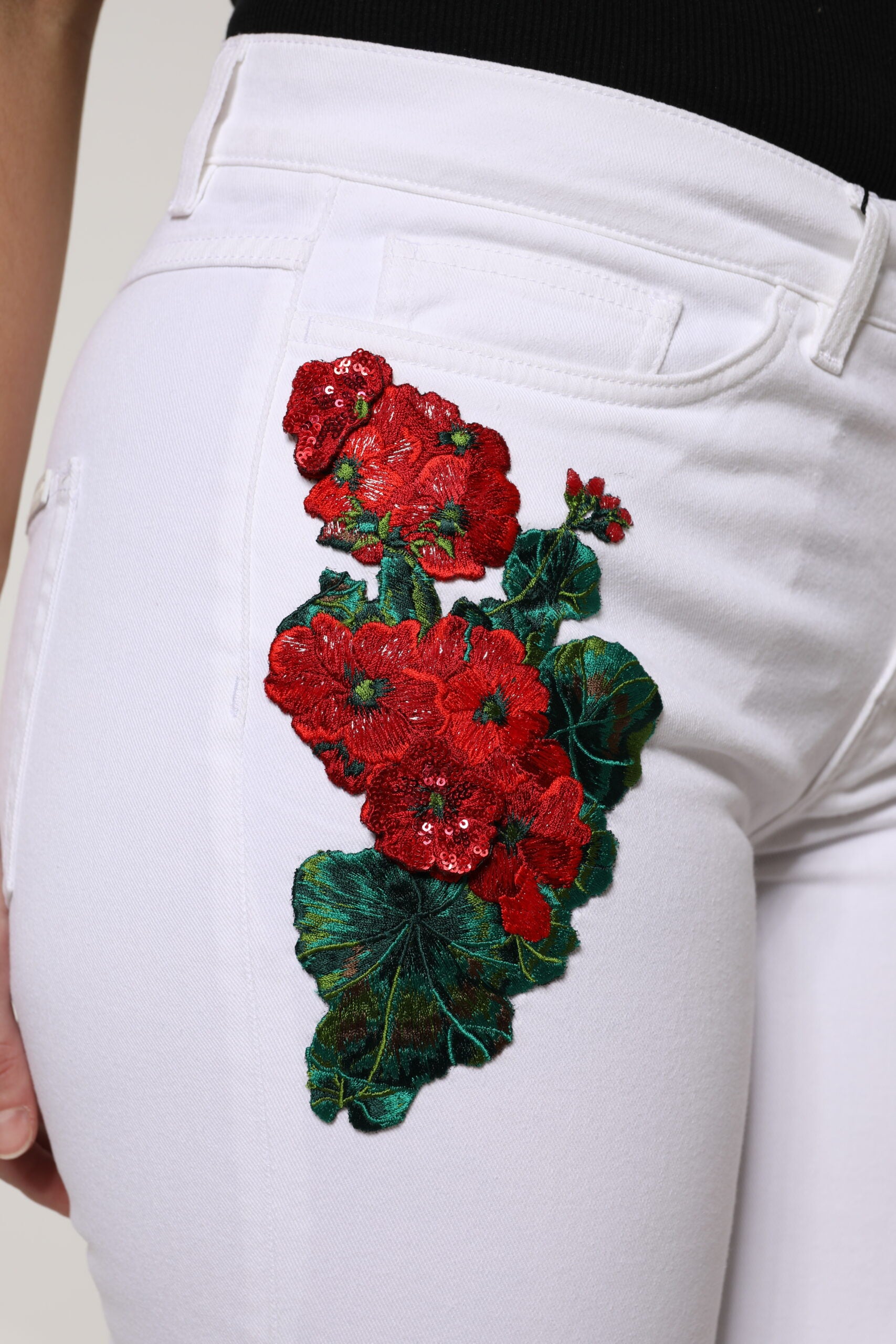 Dolce & Gabbana White Skinny Jeans for Women additional view