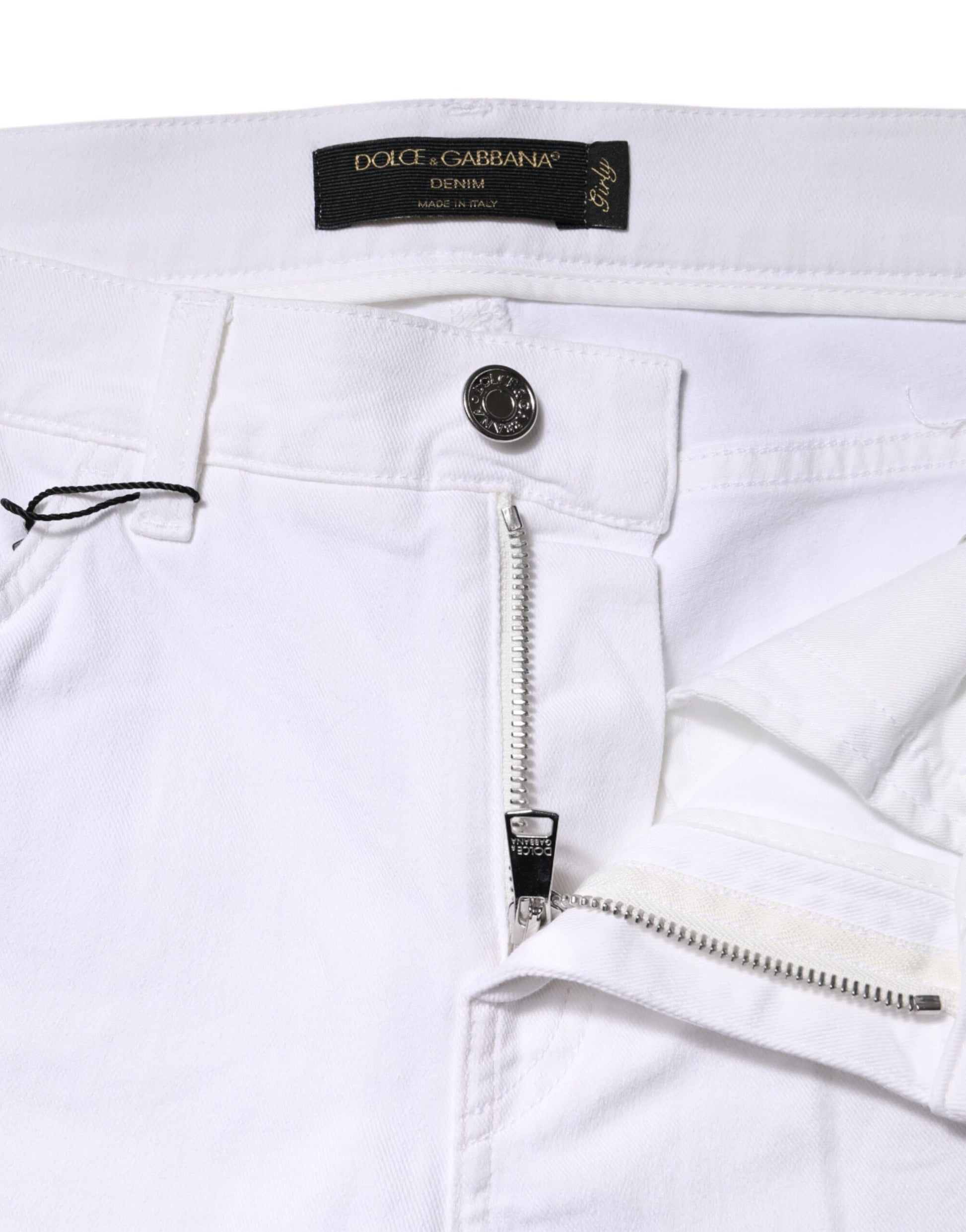 Dolce & Gabbana White Skinny Jeans for Women additional view