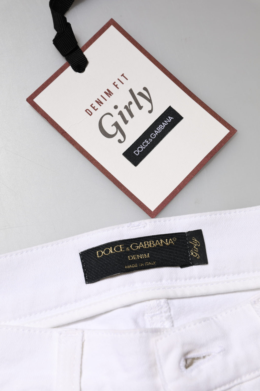 Dolce & Gabbana White Skinny Jeans for Women additional view