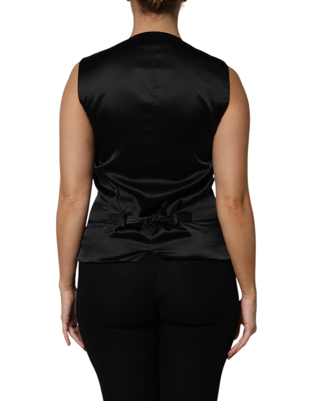Dolce & Gabbana Silver Waistcoats for Women side view