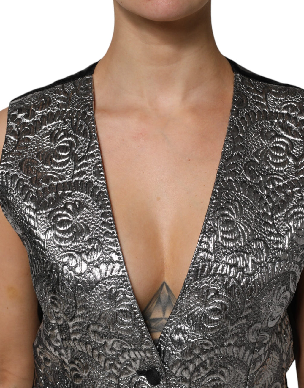Dolce & Gabbana Silver Waistcoats for Women additional view