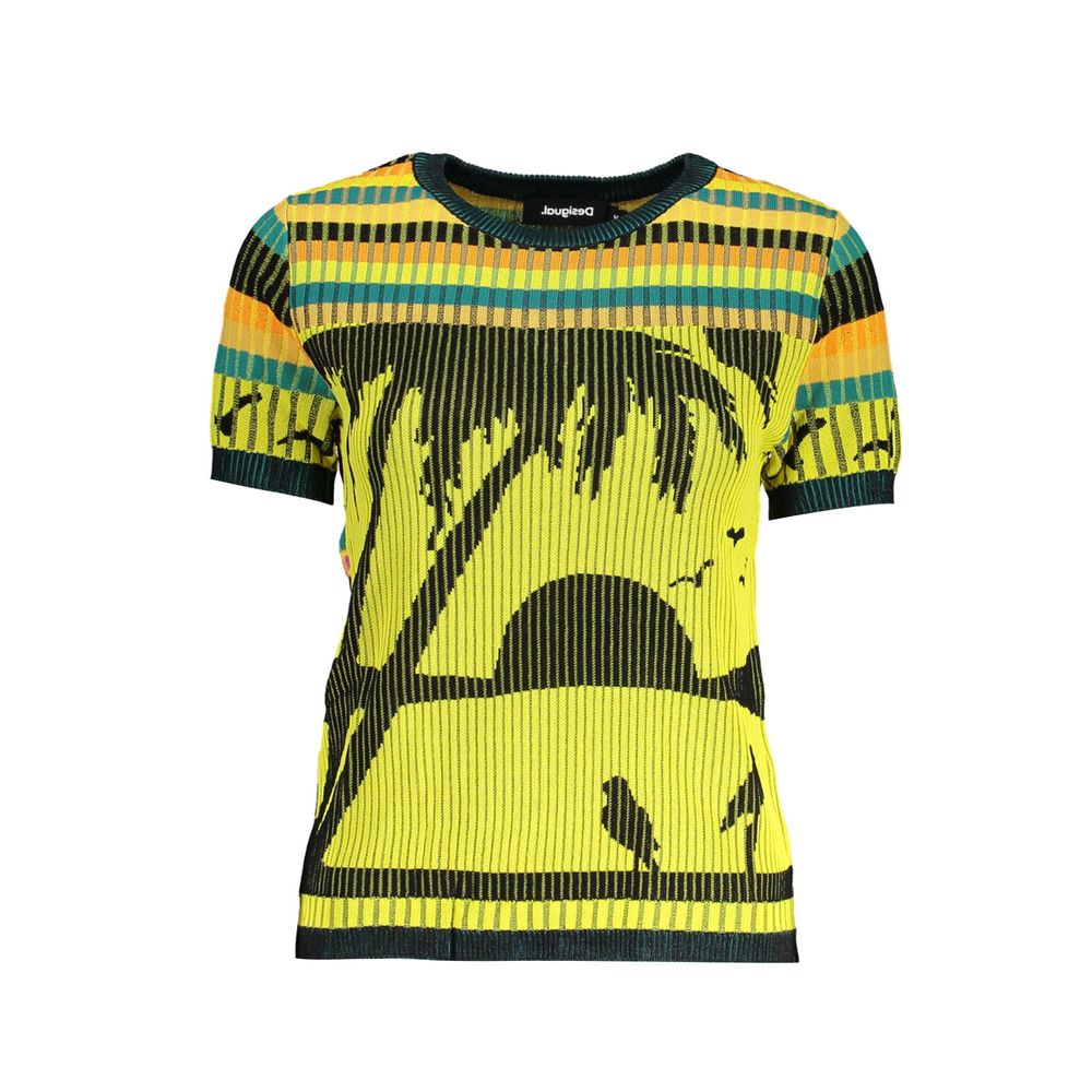 Desigual Yellow T-Shirt for Women