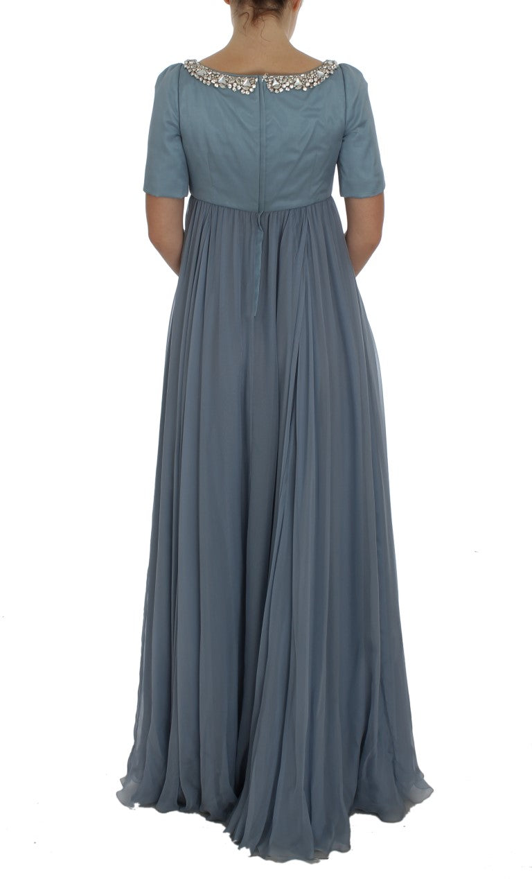 Dolce & Gabbana Blue Long Dress for Women detail view