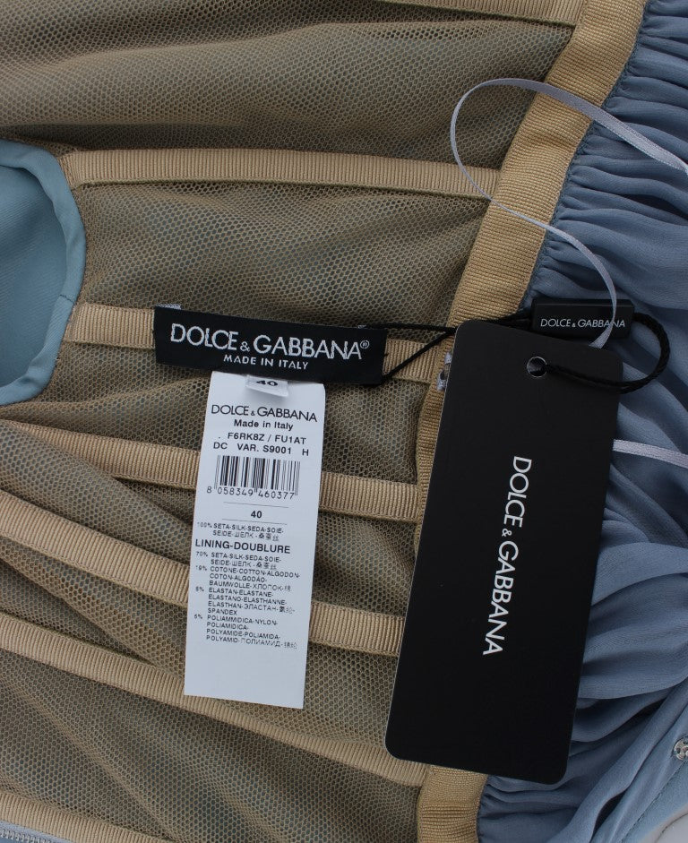 Dolce & Gabbana Blue Long Dress for Women additional view