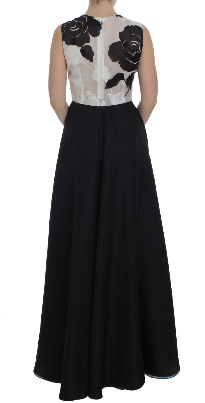 Dolce & Gabbana Black Long Dress for Women detail view