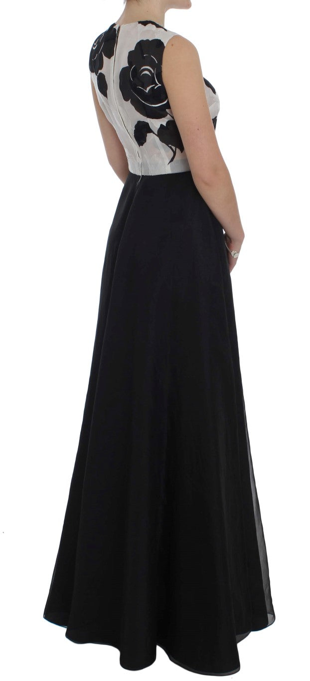 Dolce & Gabbana Black Long Dress for Women side view