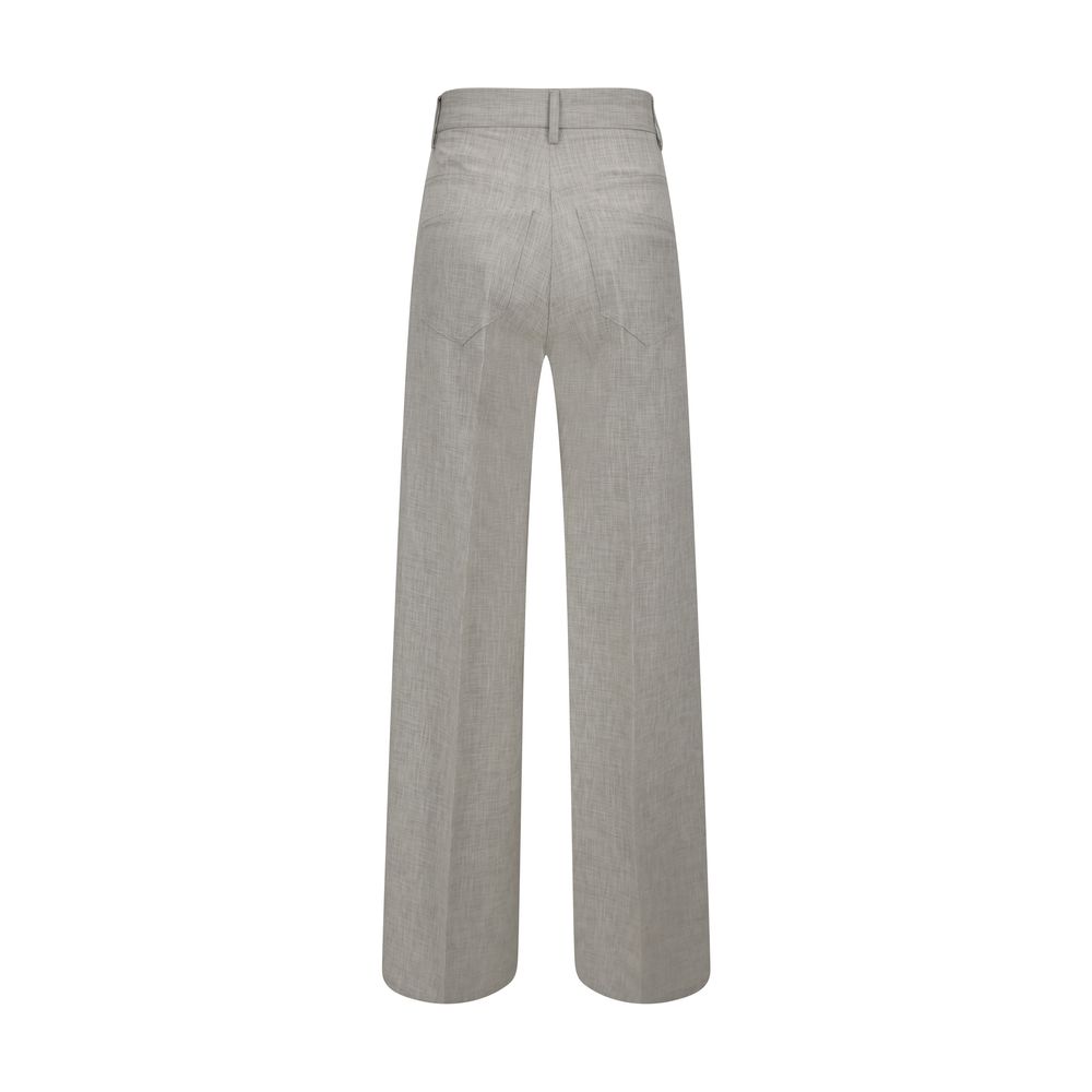 Forte_Forte Gray Viscose Casual Pants