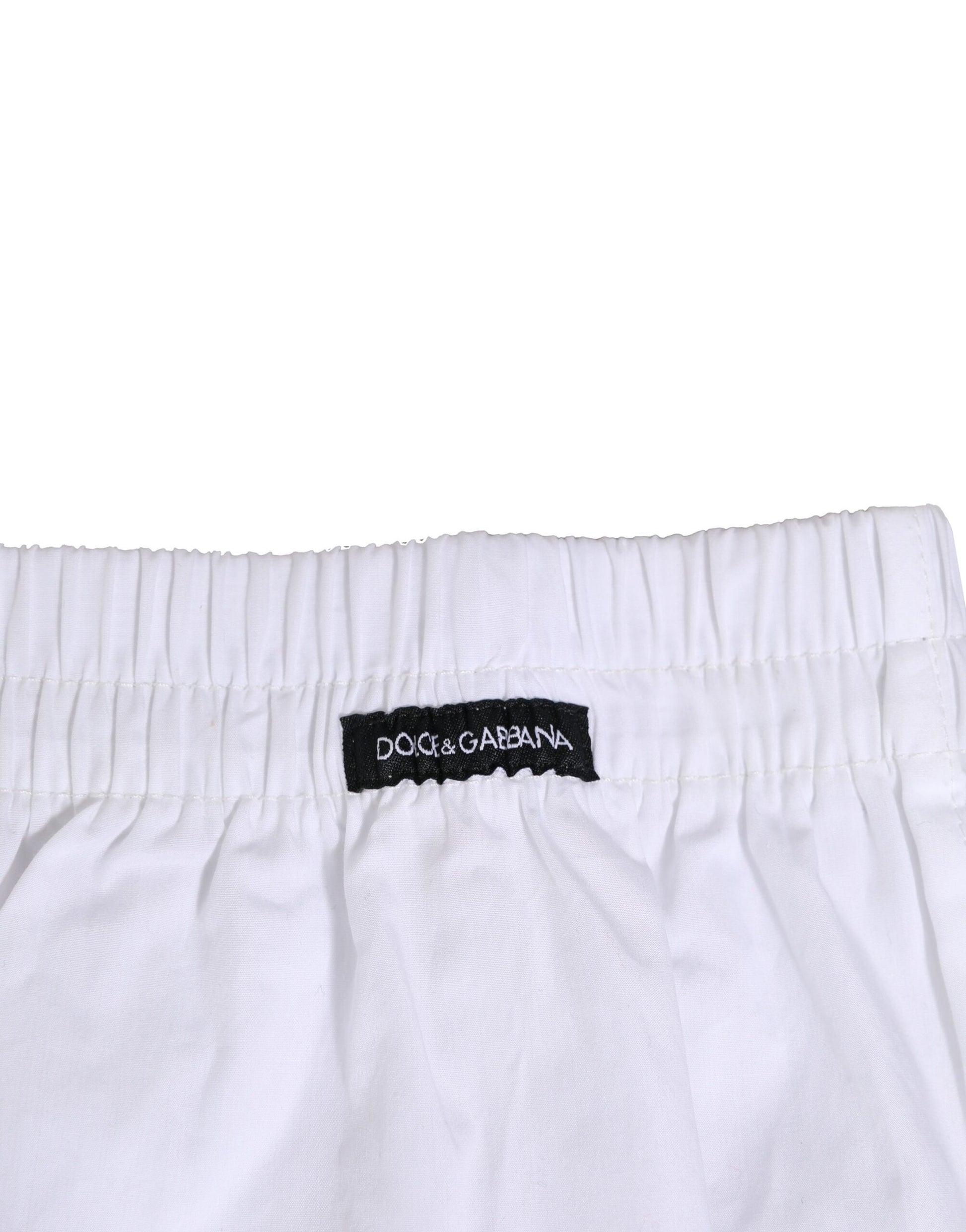 Dolce & Gabbana White Boxers for Men side view