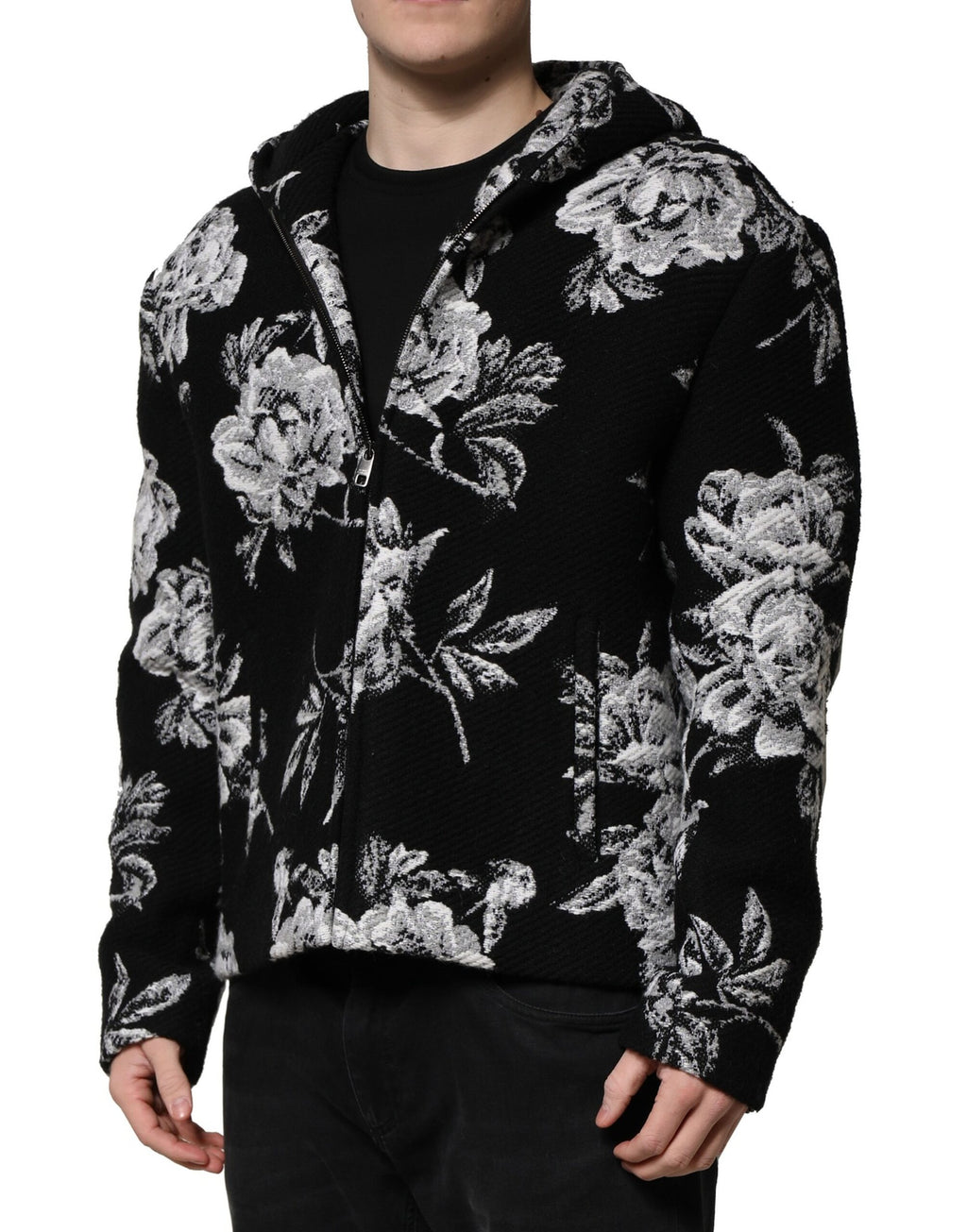 Dolce & Gabbana Black Shell Jacket for Men detail view
