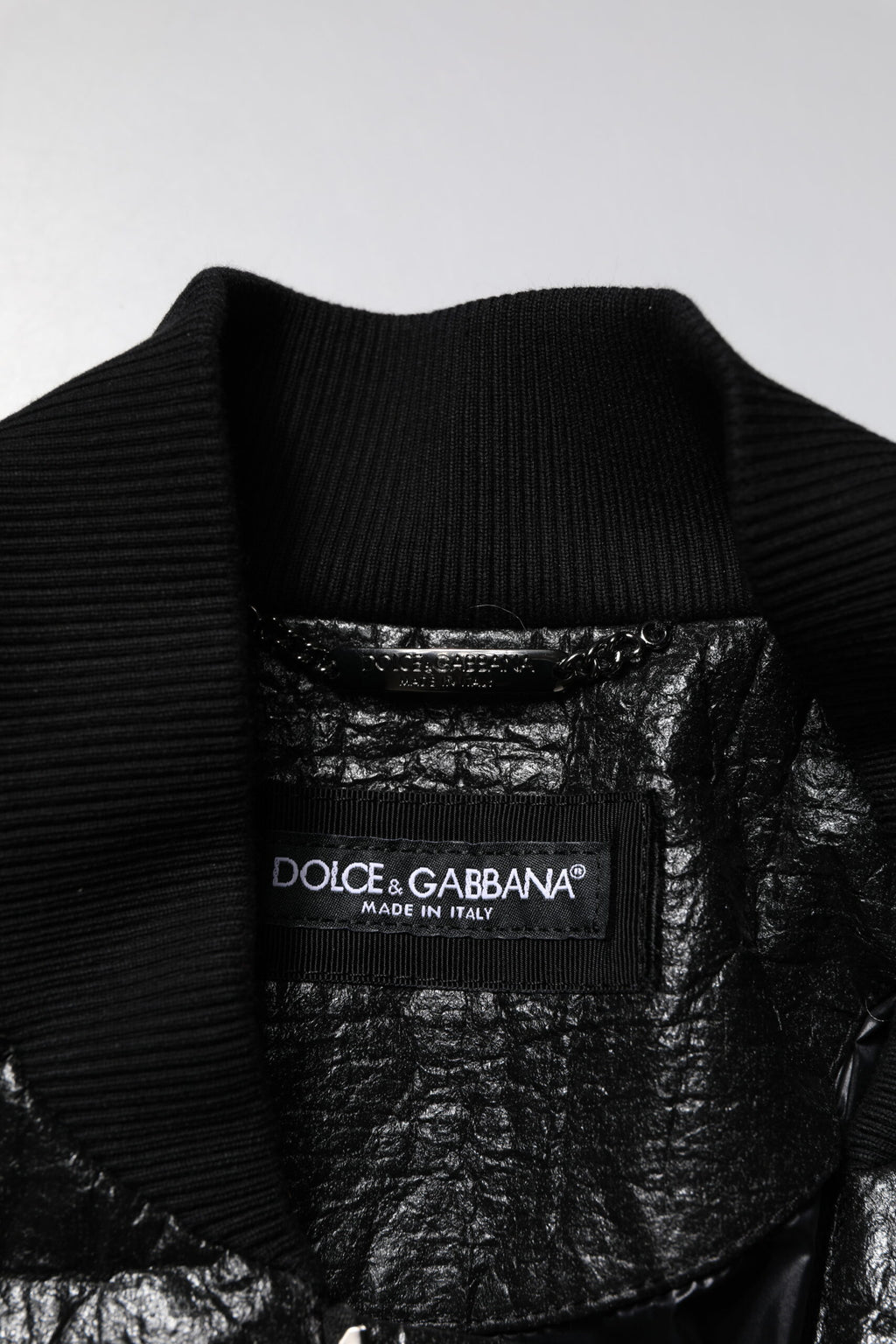 Dolce & Gabbana Black Bomber for Men additional view