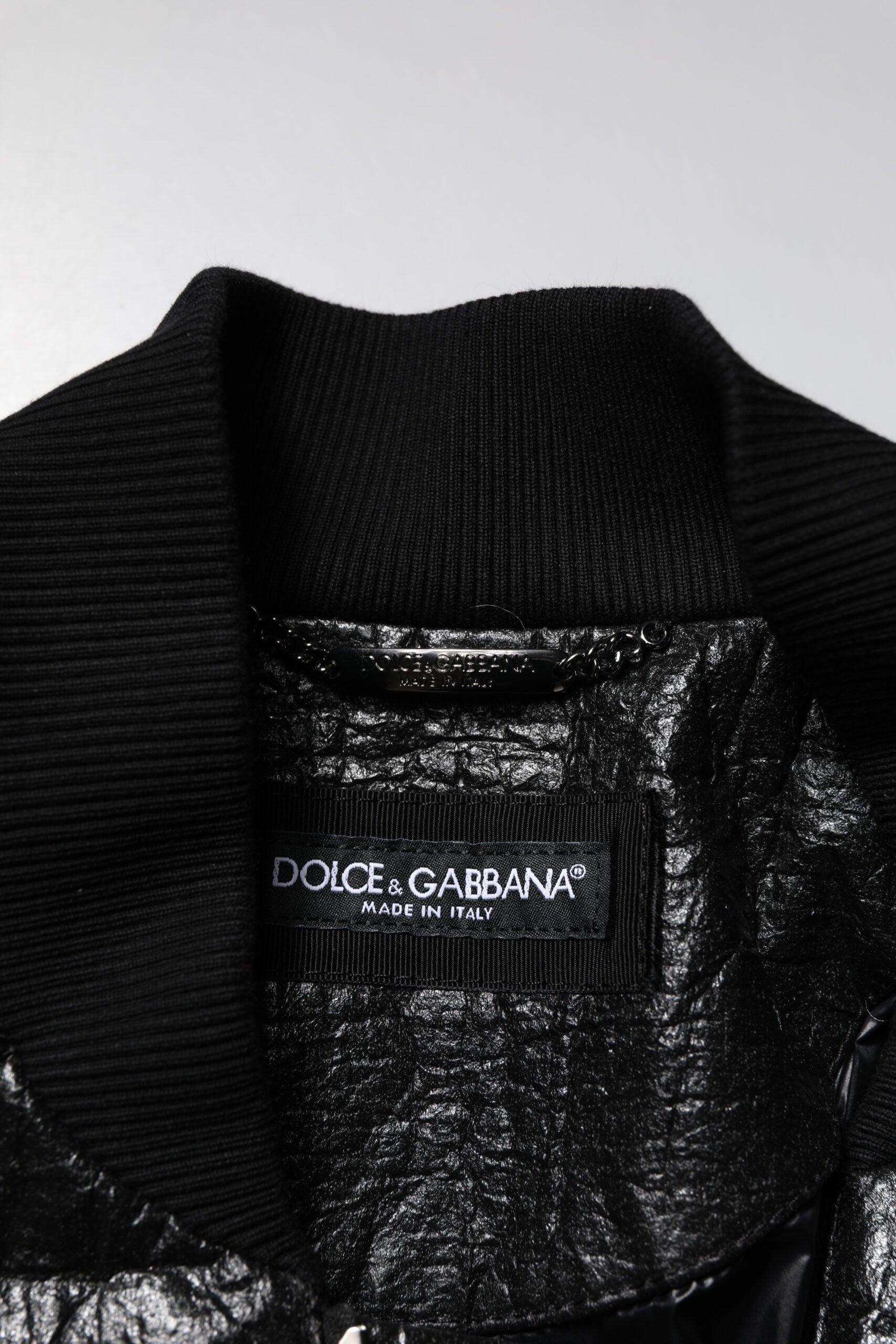 Dolce & Gabbana Black Bomber for Men additional view