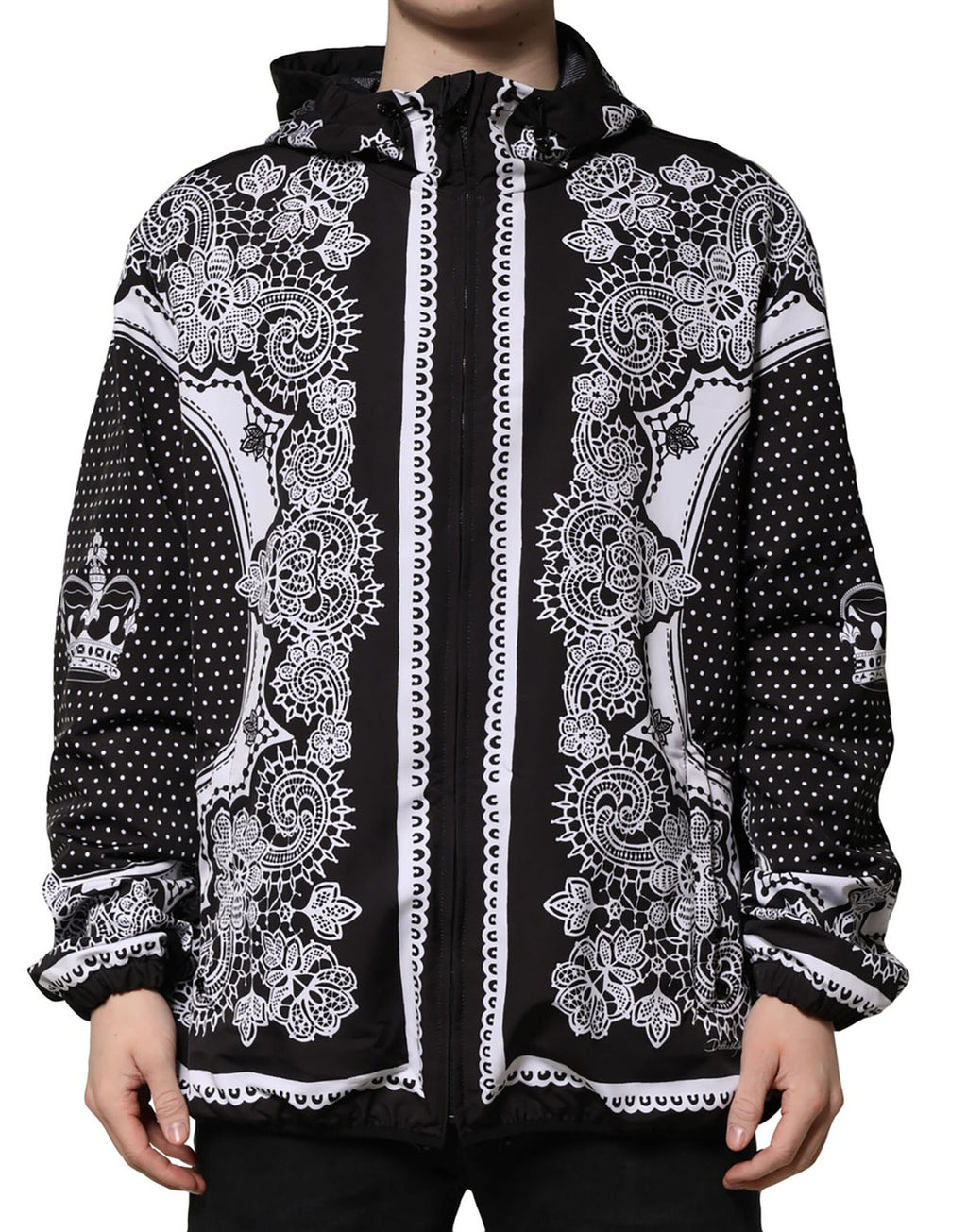 Dolce & Gabbana Black Bomber for Men alternate view