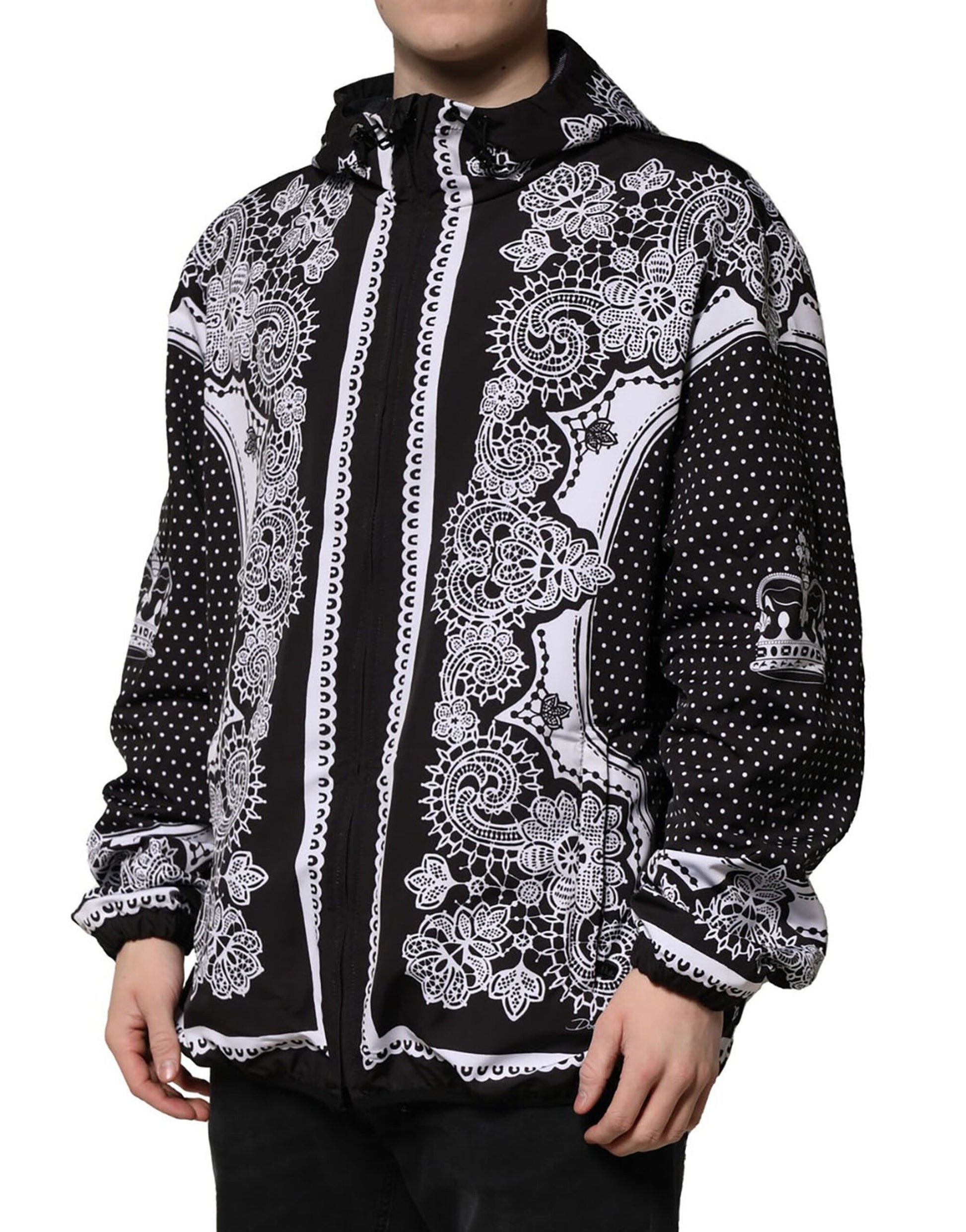 Dolce & Gabbana Black Bomber for Men detail view