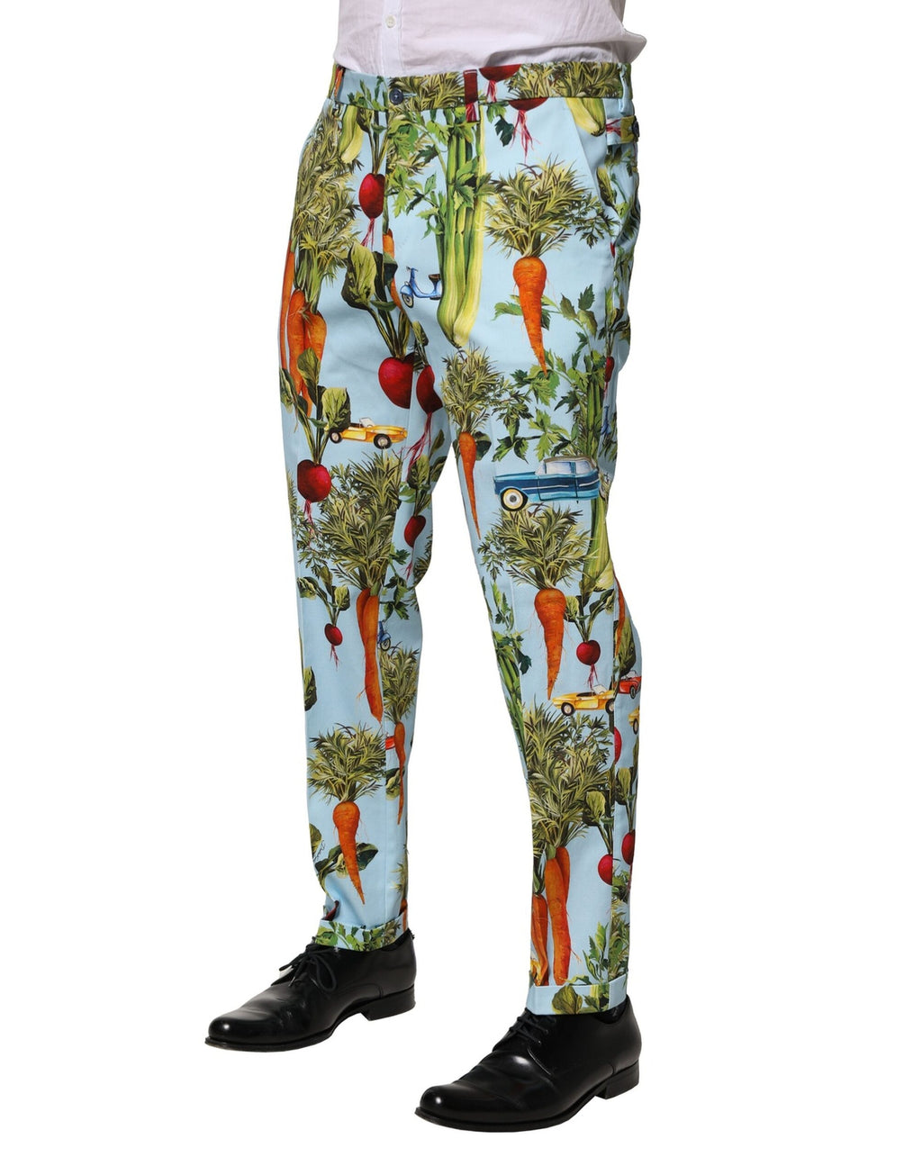 Dolce & Gabbana Multicolor Chino Pants for Men detail view