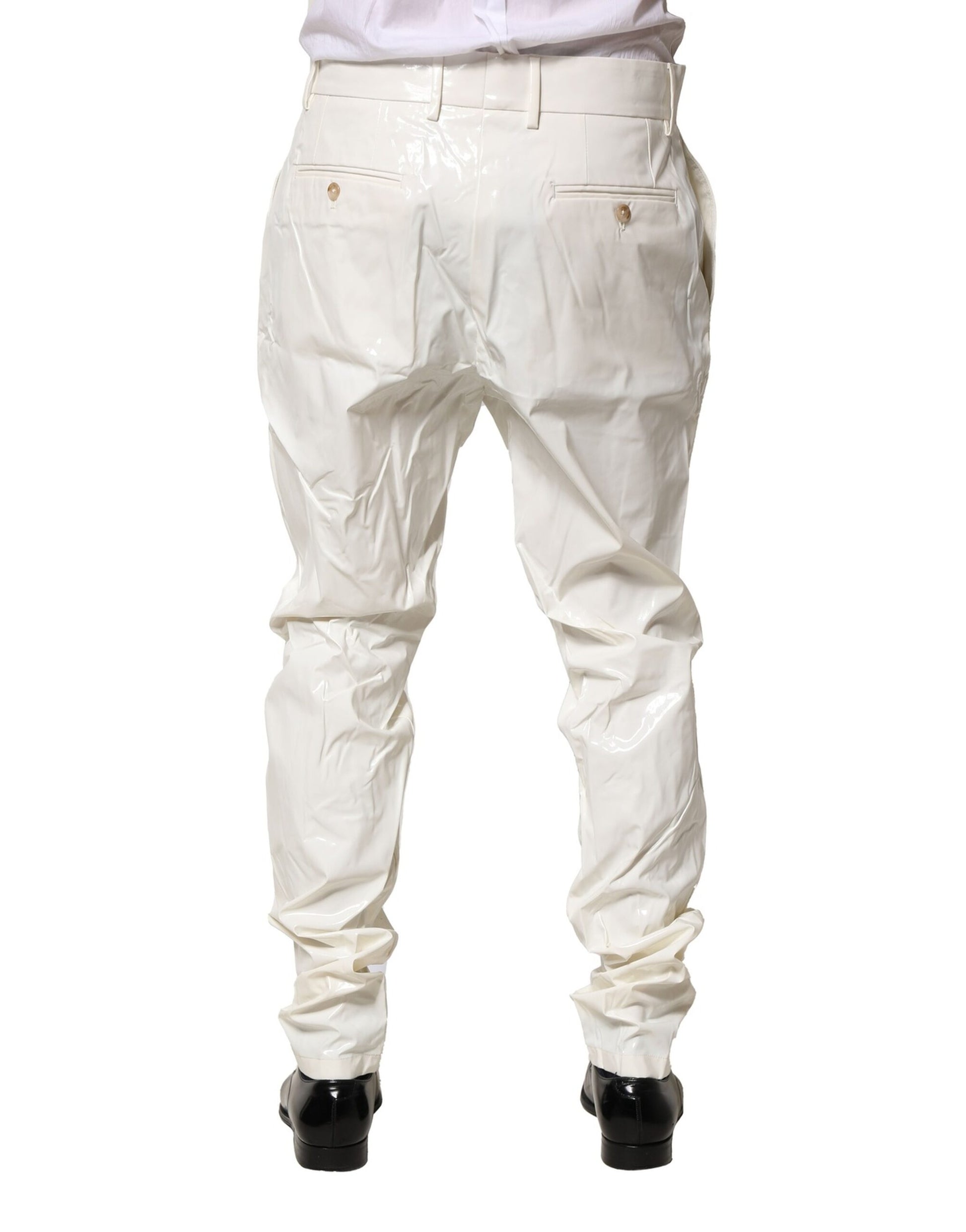 Dolce & Gabbana White Chino Pants for Men side view