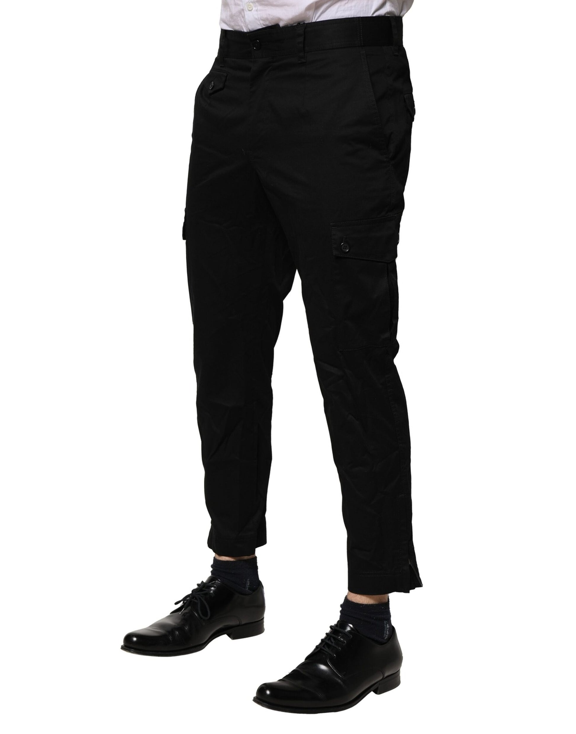 Dolce & Gabbana Black Dress Pants for Men detail view