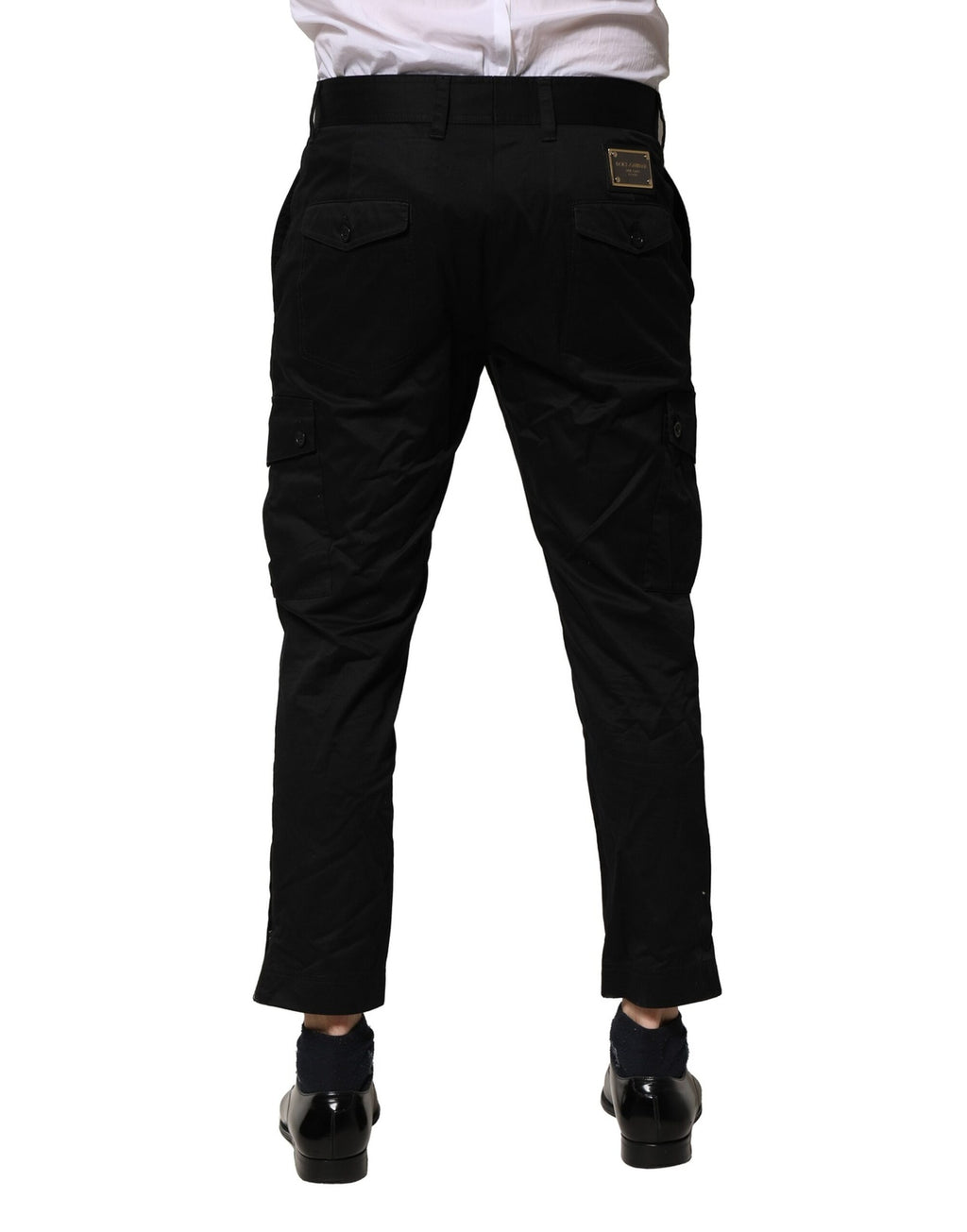 Dolce & Gabbana Black Dress Pants for Men side view