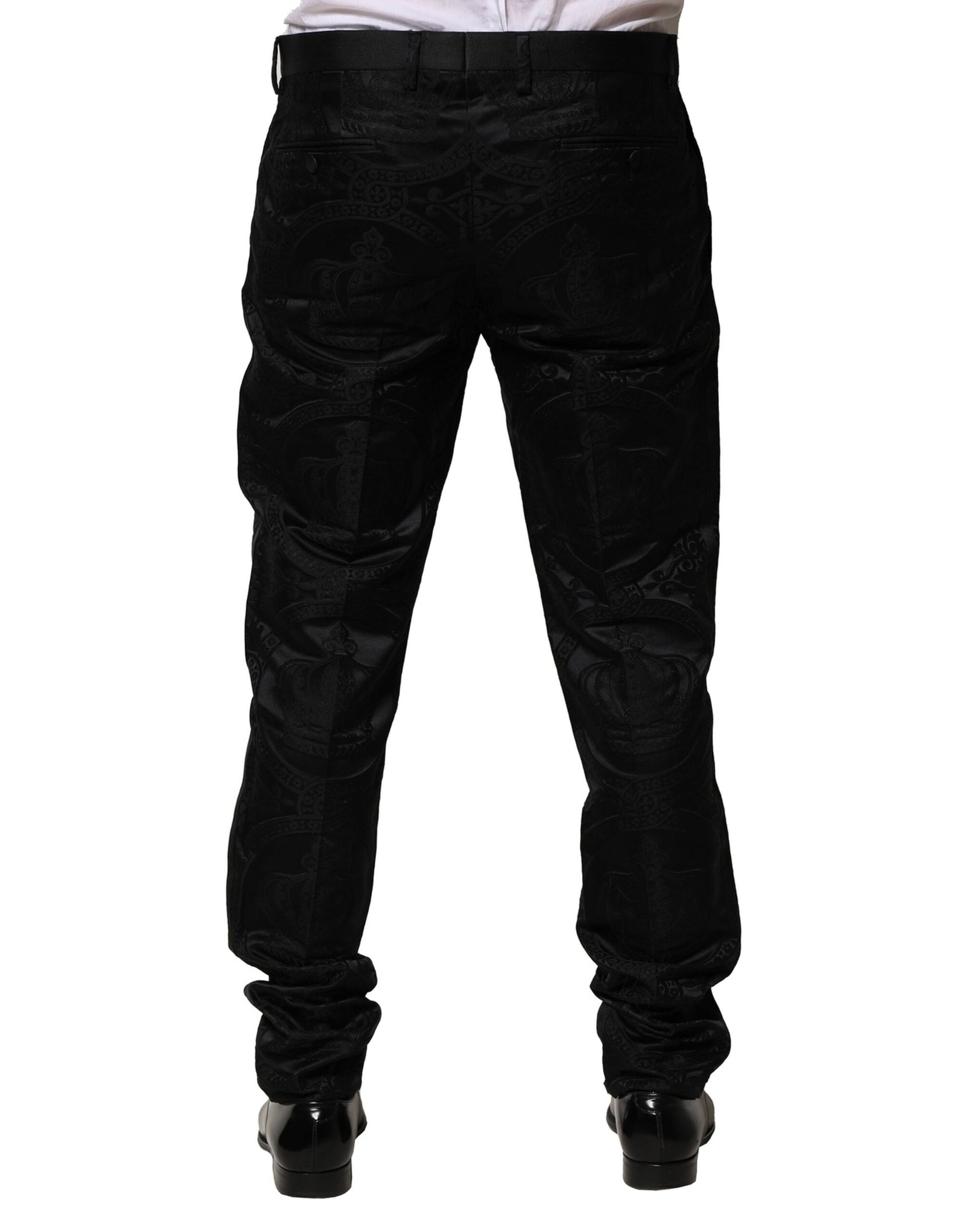 Dolce & Gabbana Black Dress Pants for Men side view