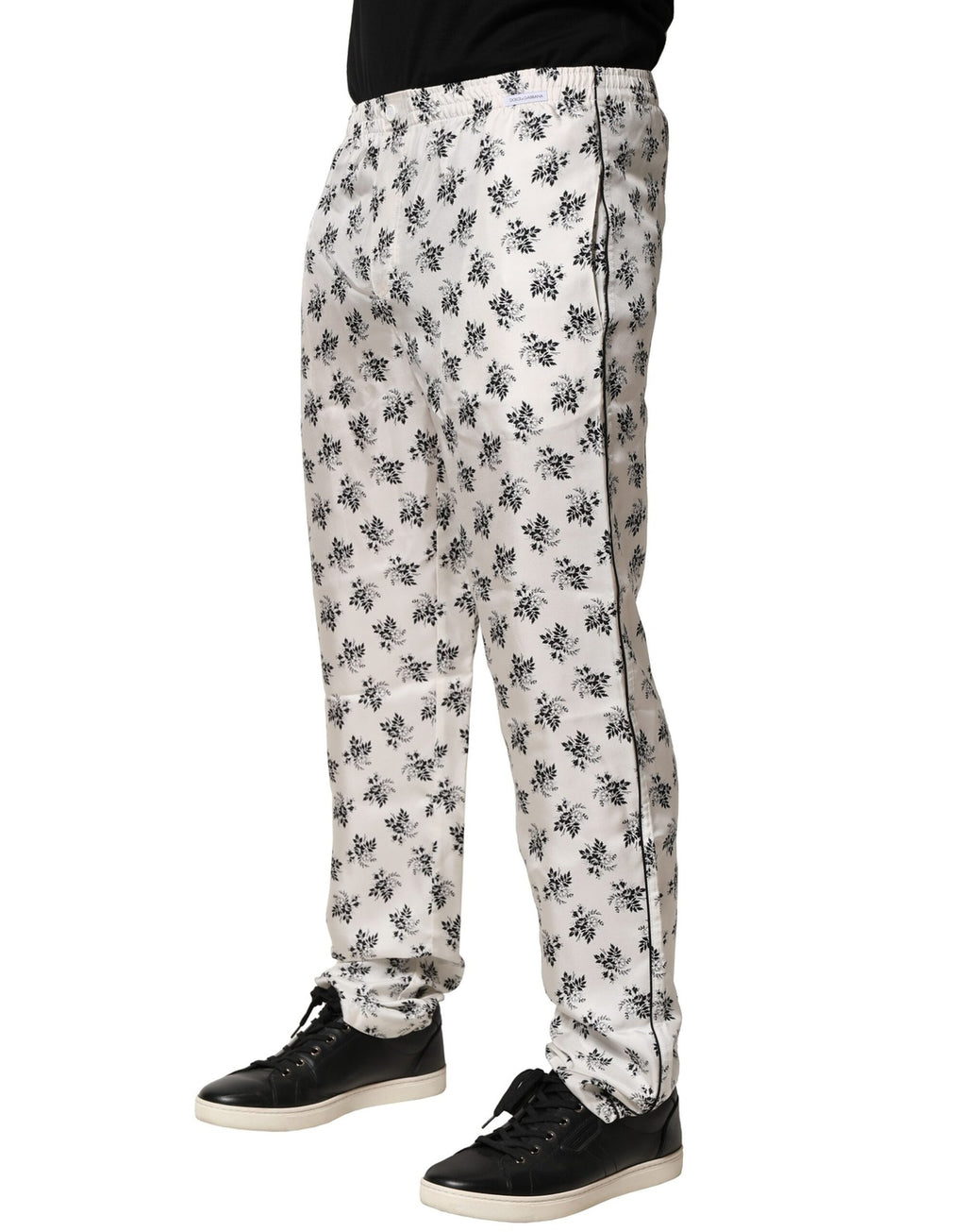 Dolce & Gabbana White Chino Pants for Men detail view