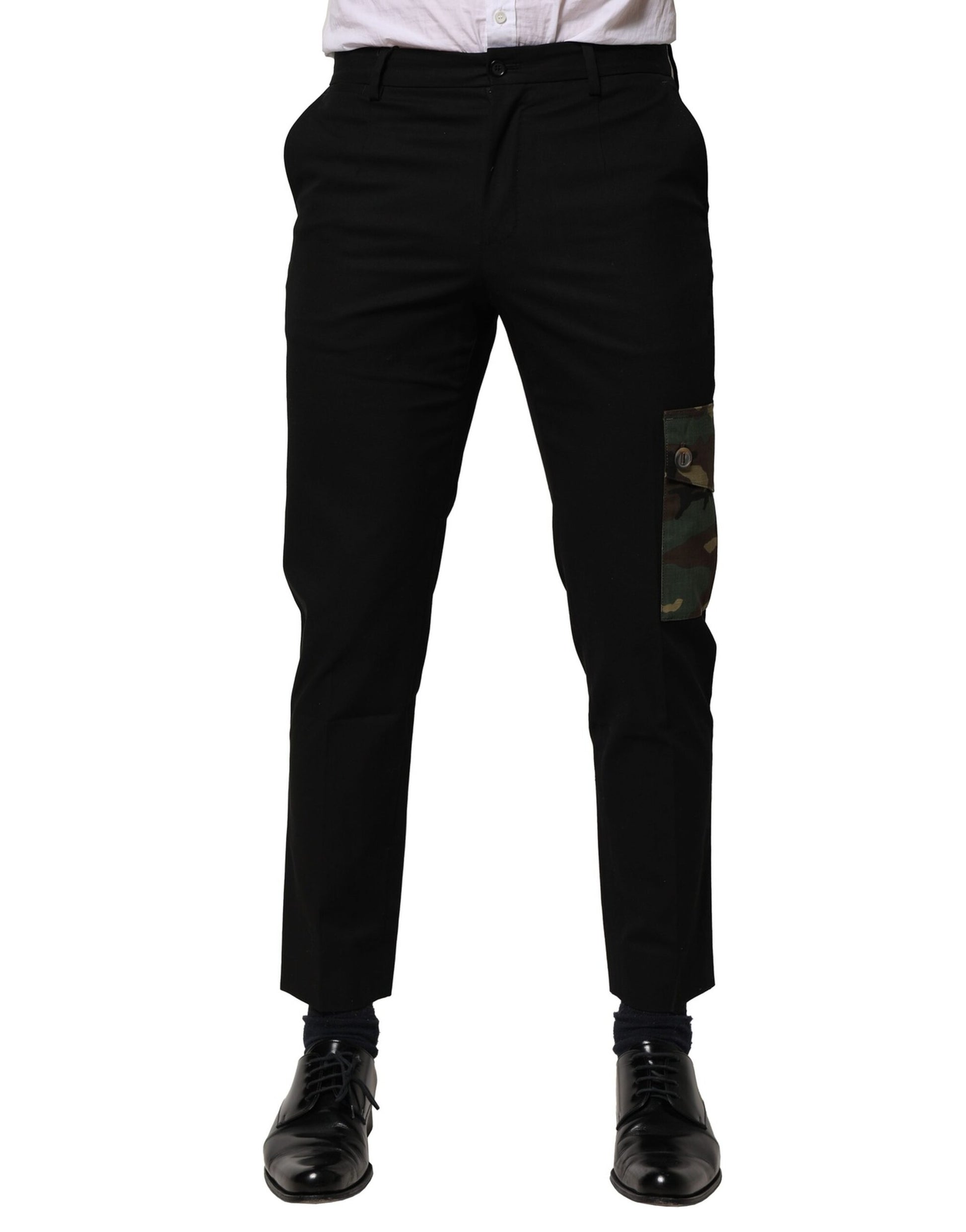 Dolce & Gabbana Black Cargo Pants for Men alternate view