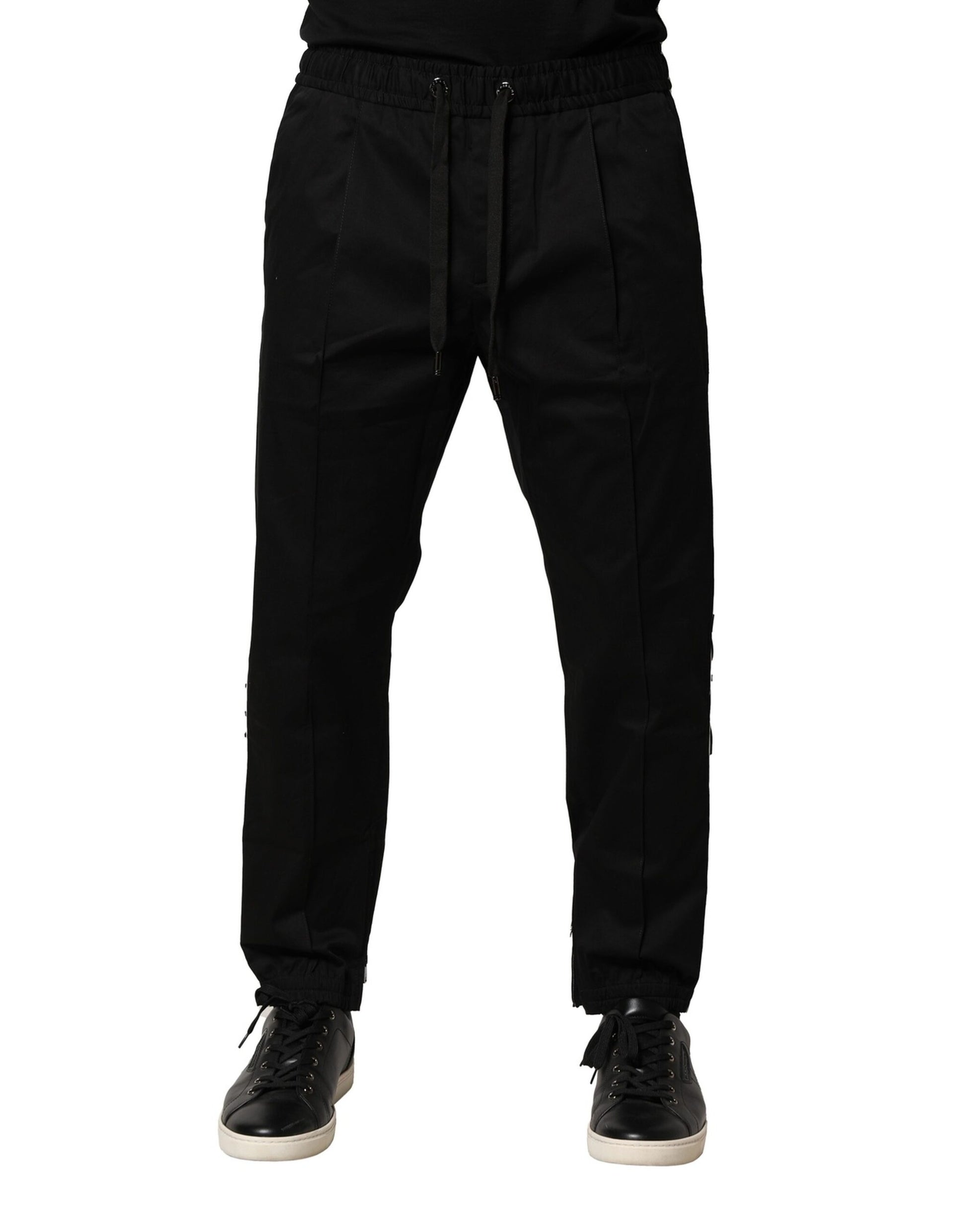 Dolce & Gabbana Black Athletic Pants for Men