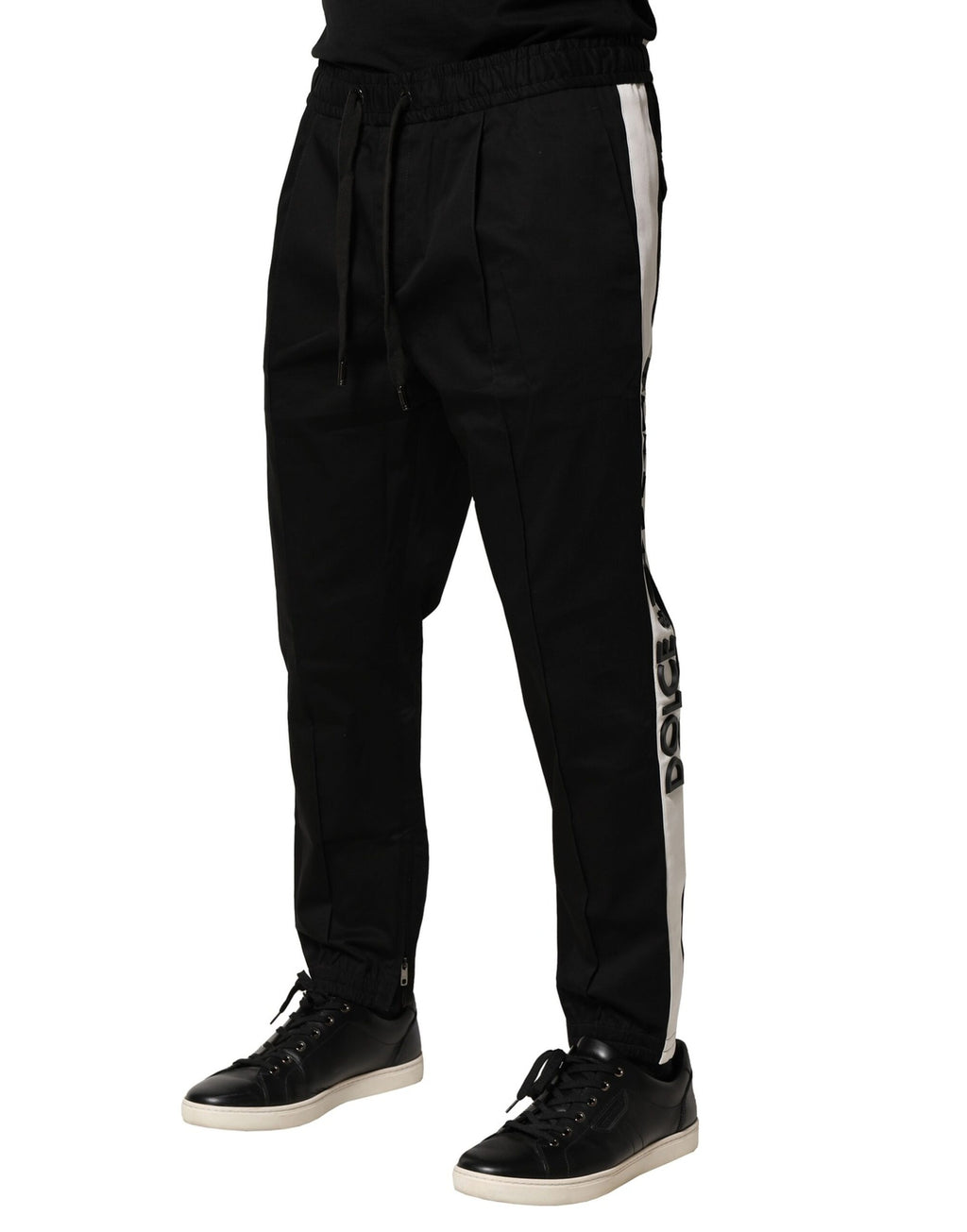 Dolce & Gabbana Black Athletic Pants for Men detail view