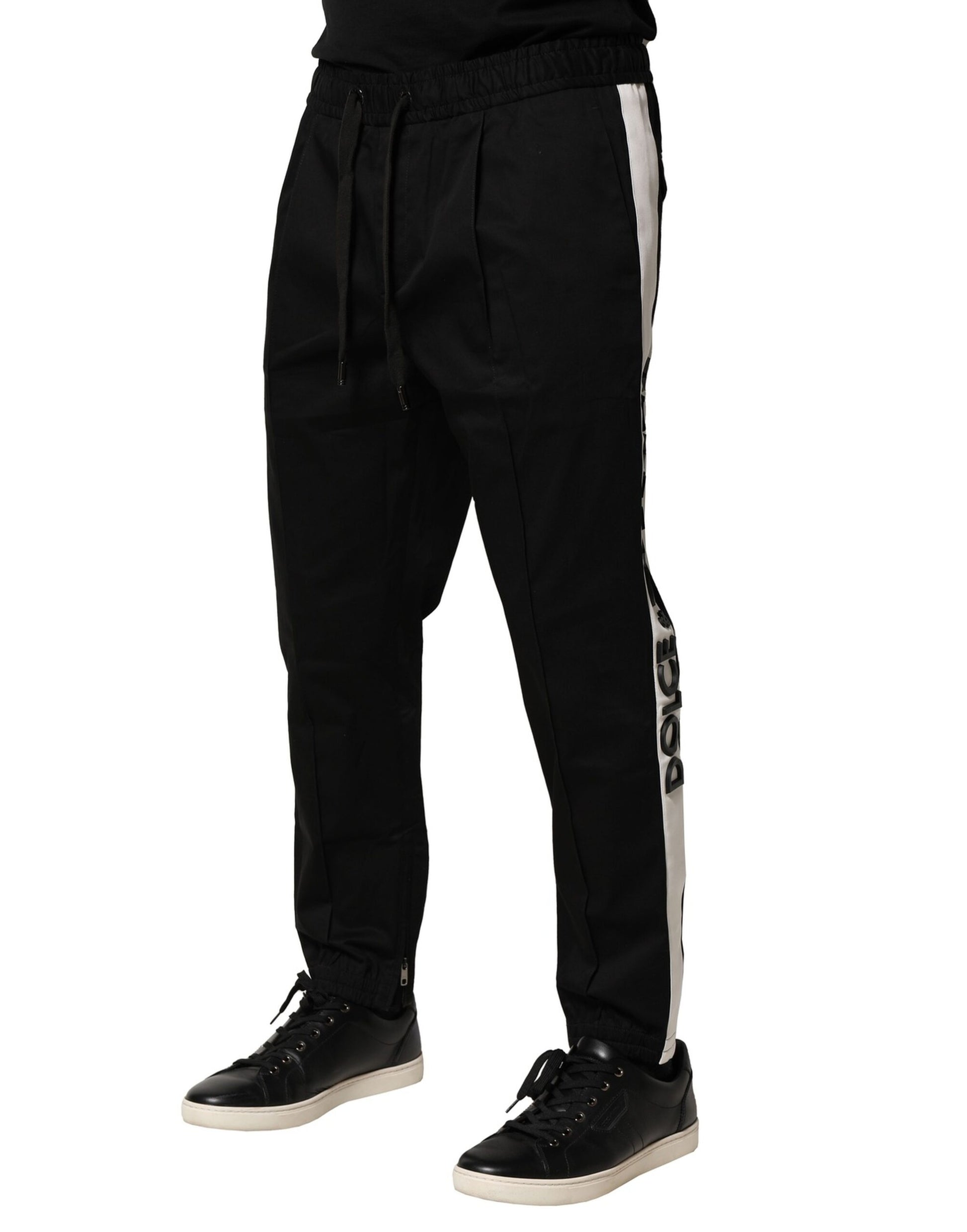 Dolce & Gabbana Black Athletic Pants for Men detail view