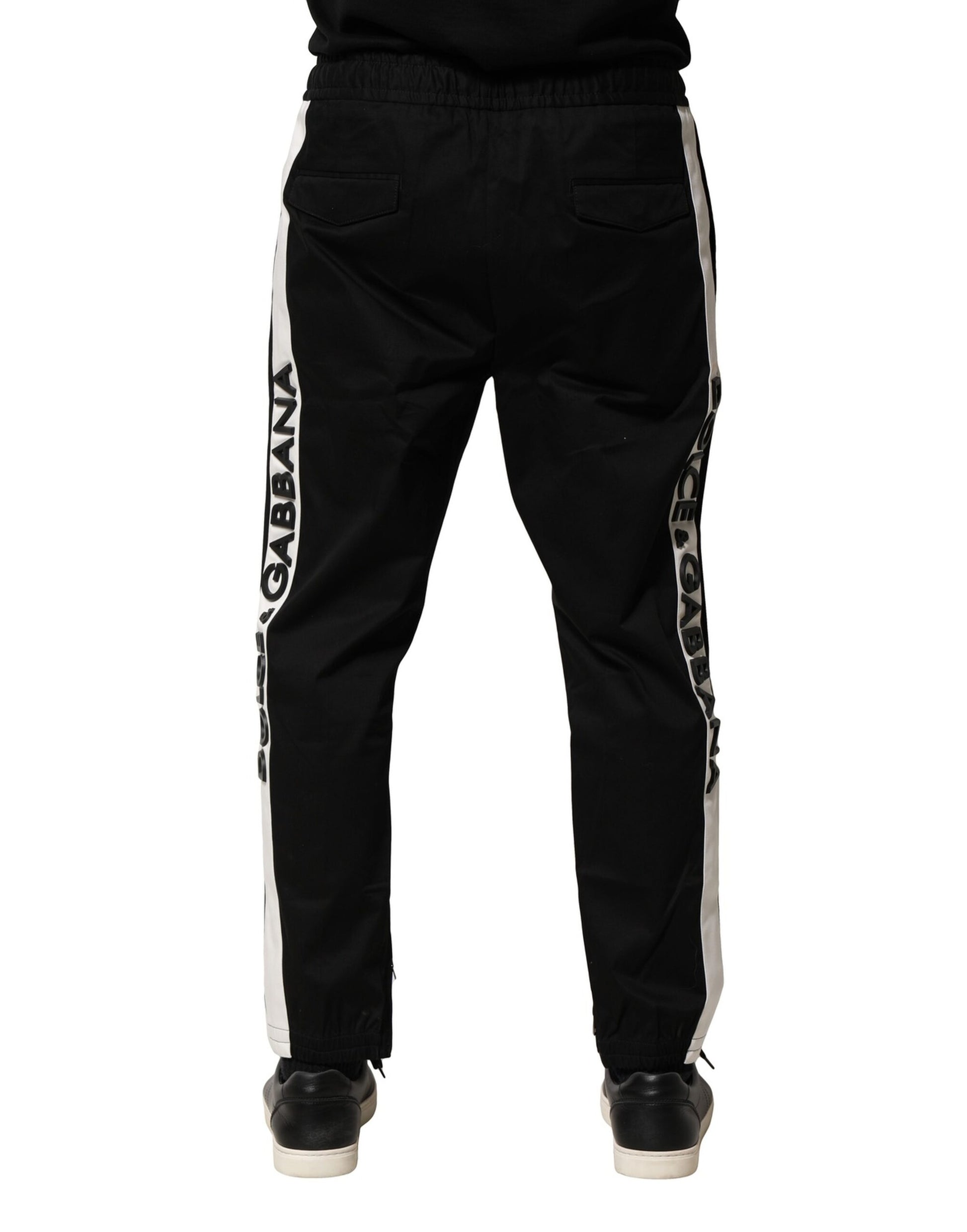 Dolce & Gabbana Black Athletic Pants for Men side view
