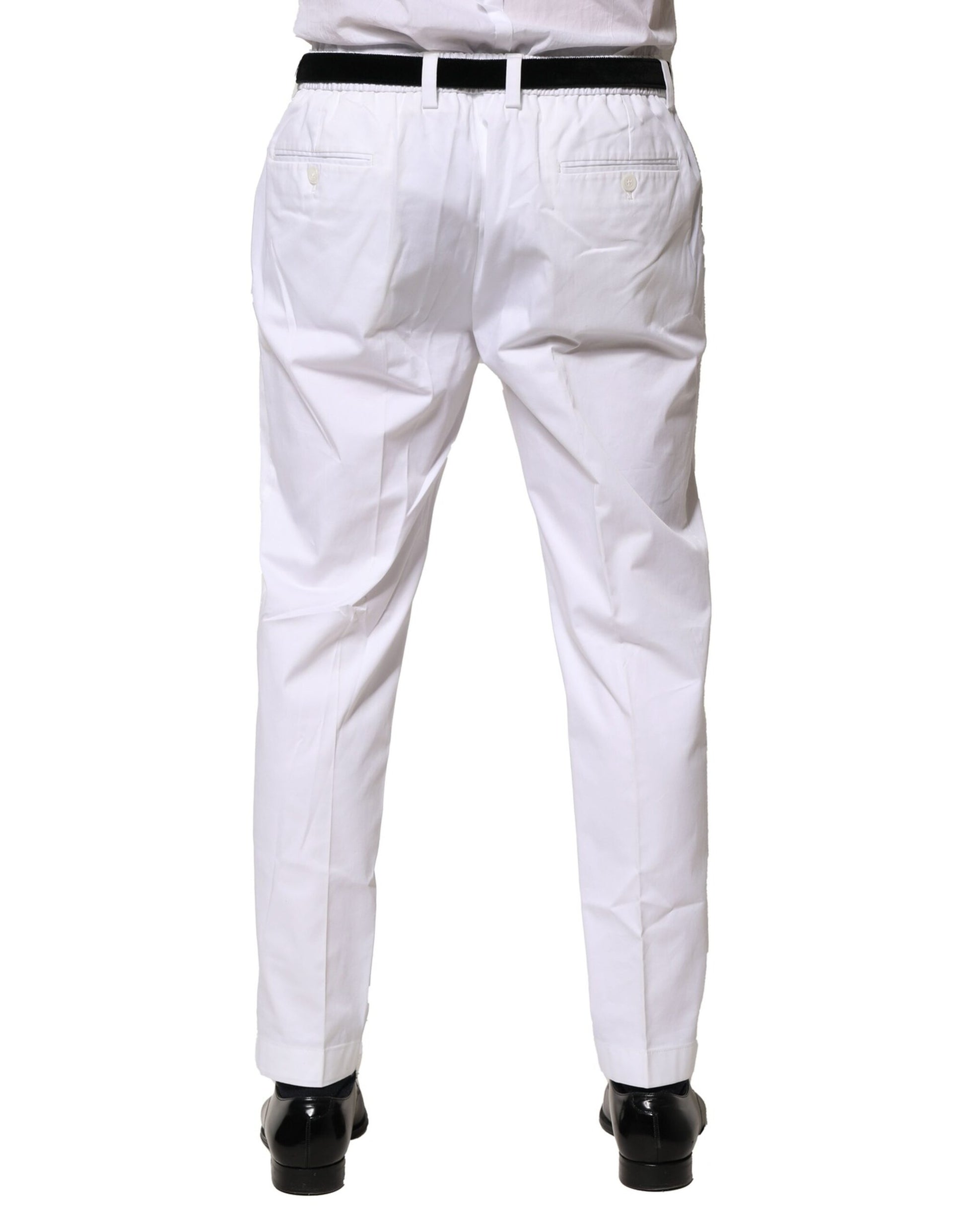 Dolce & Gabbana White Dress Pants for Men side view