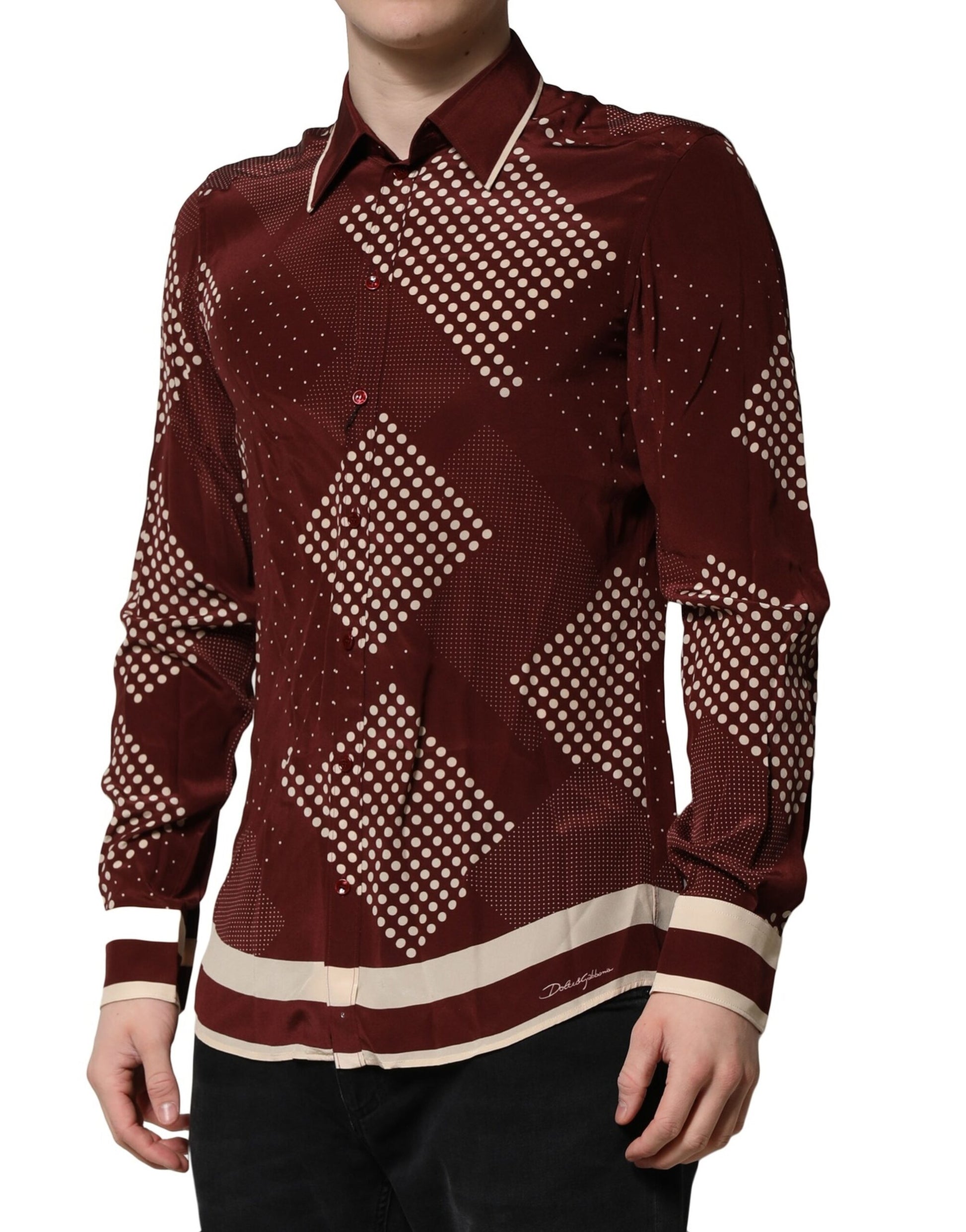 Dolce & Gabbana Red Shirt for Men detail view