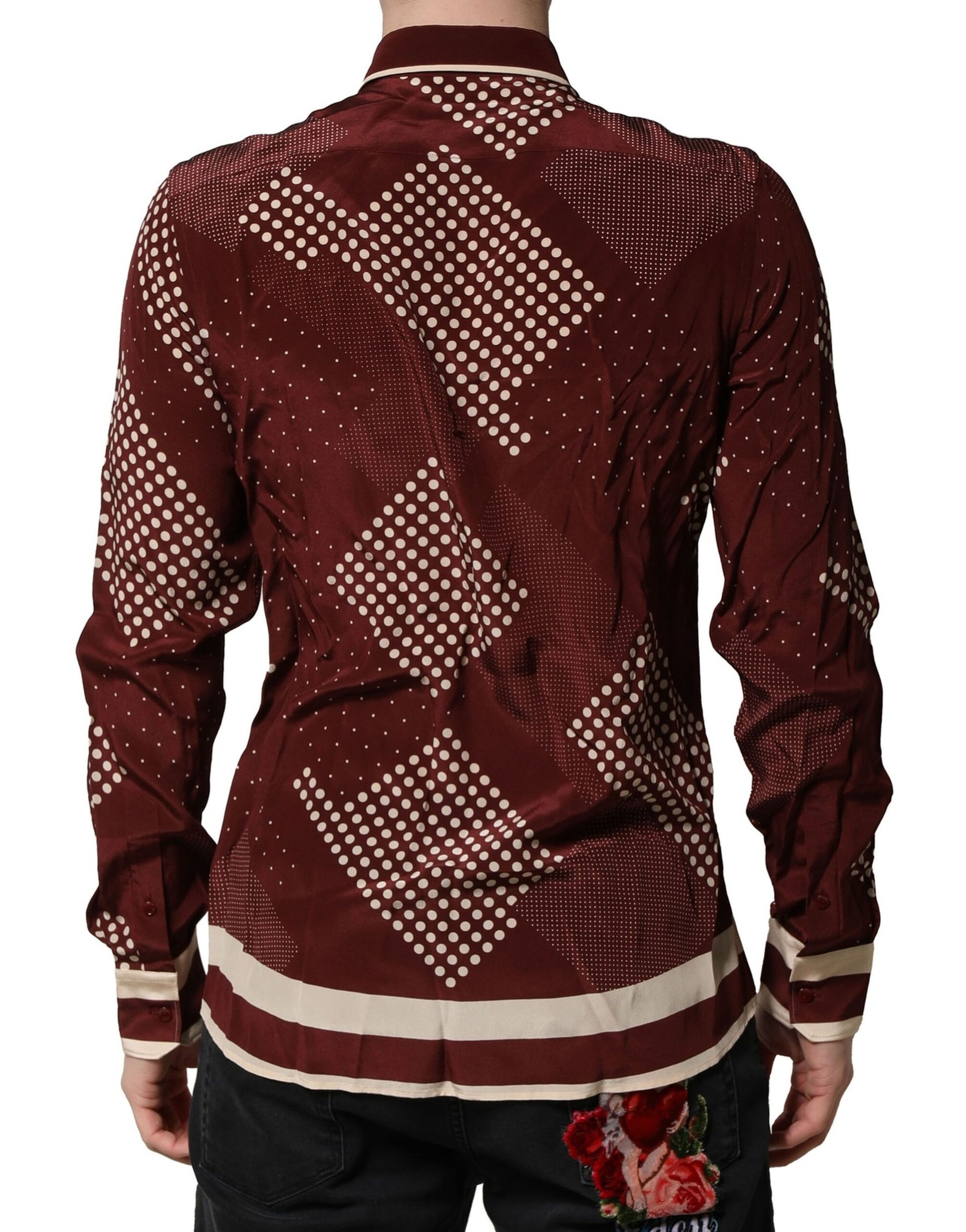 Dolce & Gabbana Red Shirt for Men side view