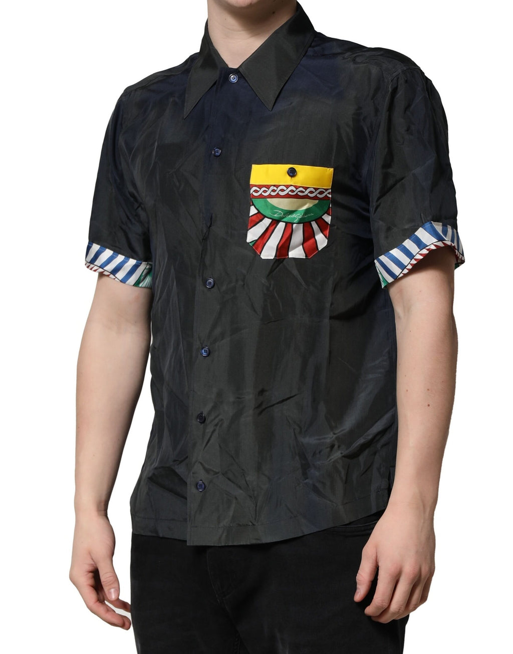 Dolce & Gabbana Black Shortsleeve for Men detail view