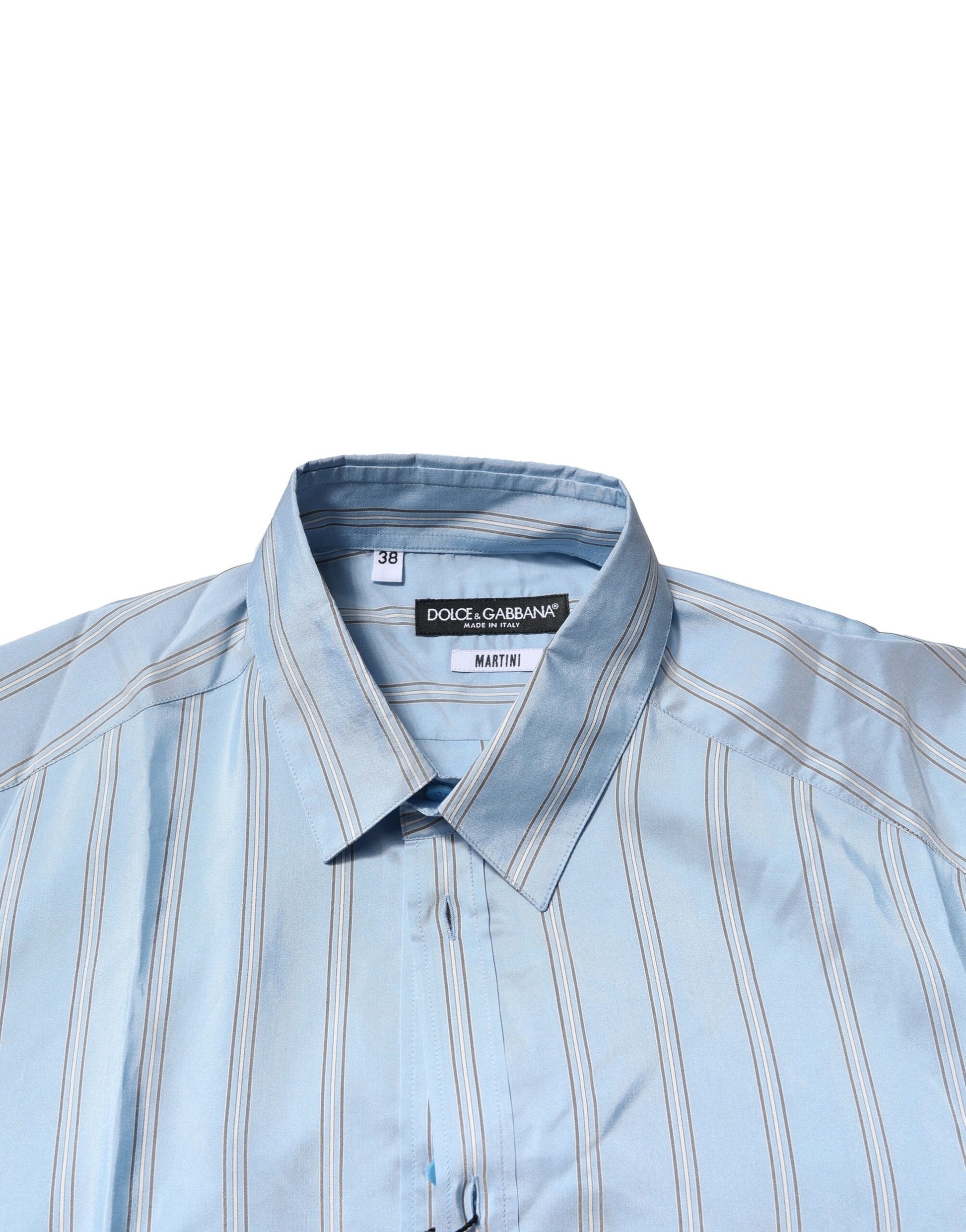 Dolce & Gabbana Blue Dress Shirt for Men additional view