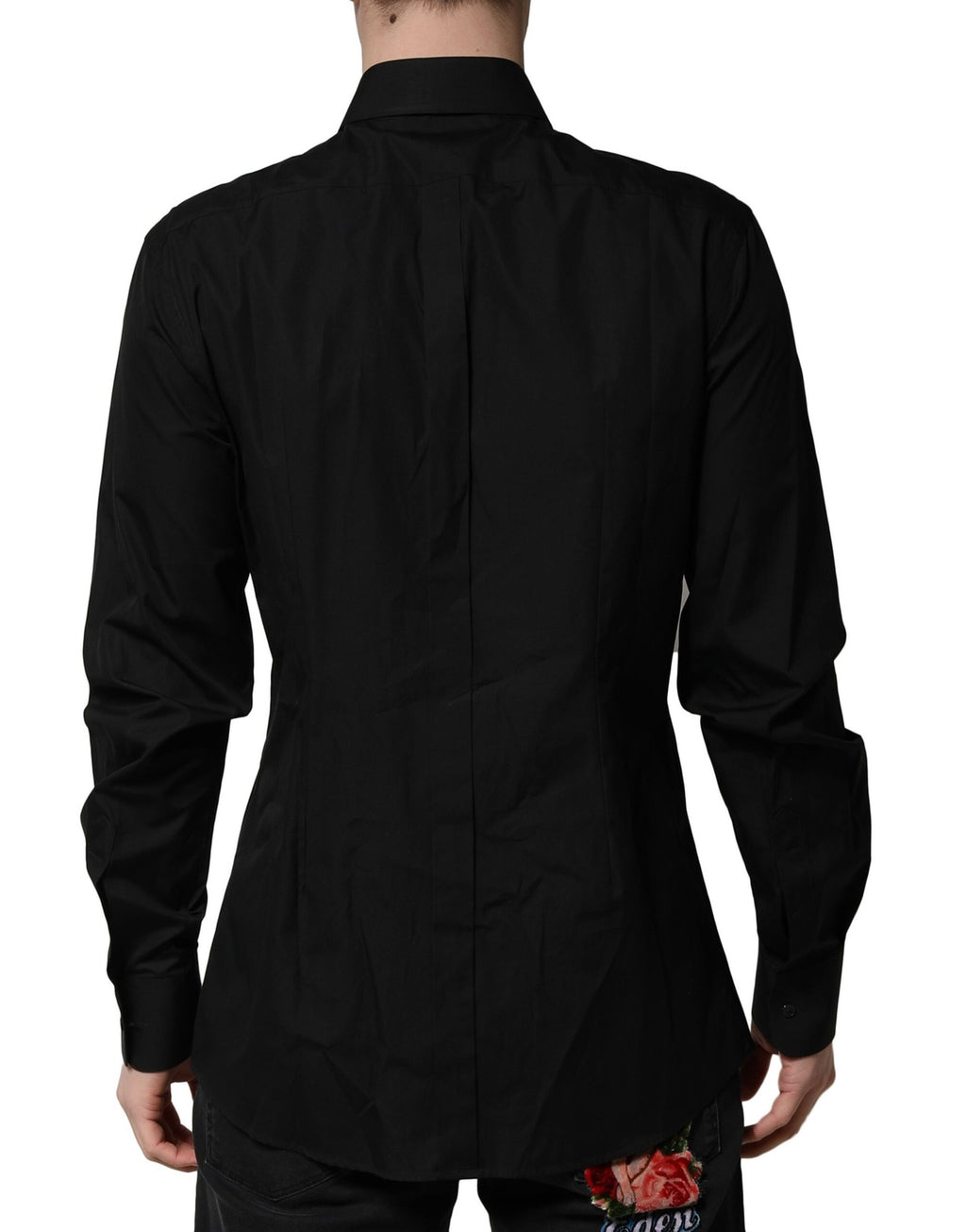 Dolce & Gabbana Black Dress Shirt for Men side view