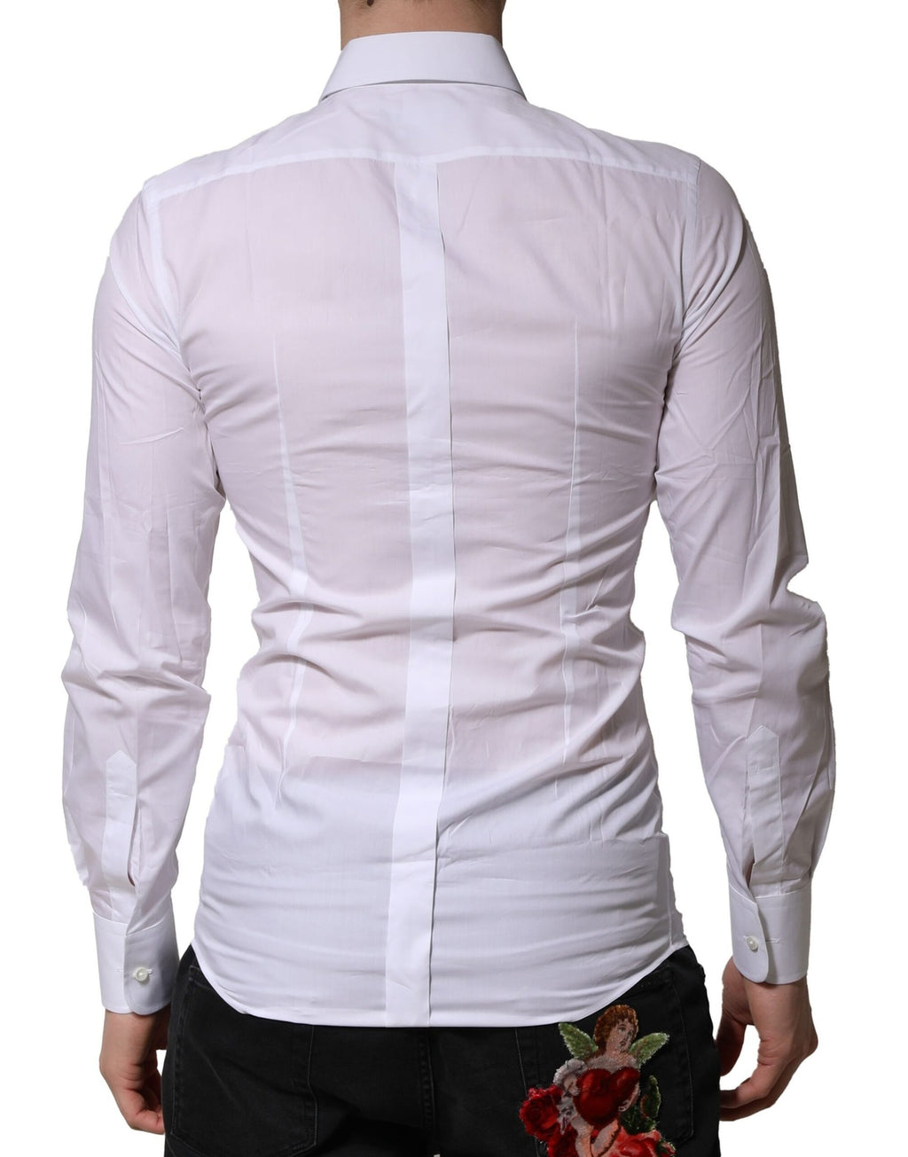 Dolce & Gabbana White Dress Shirt for Men side view