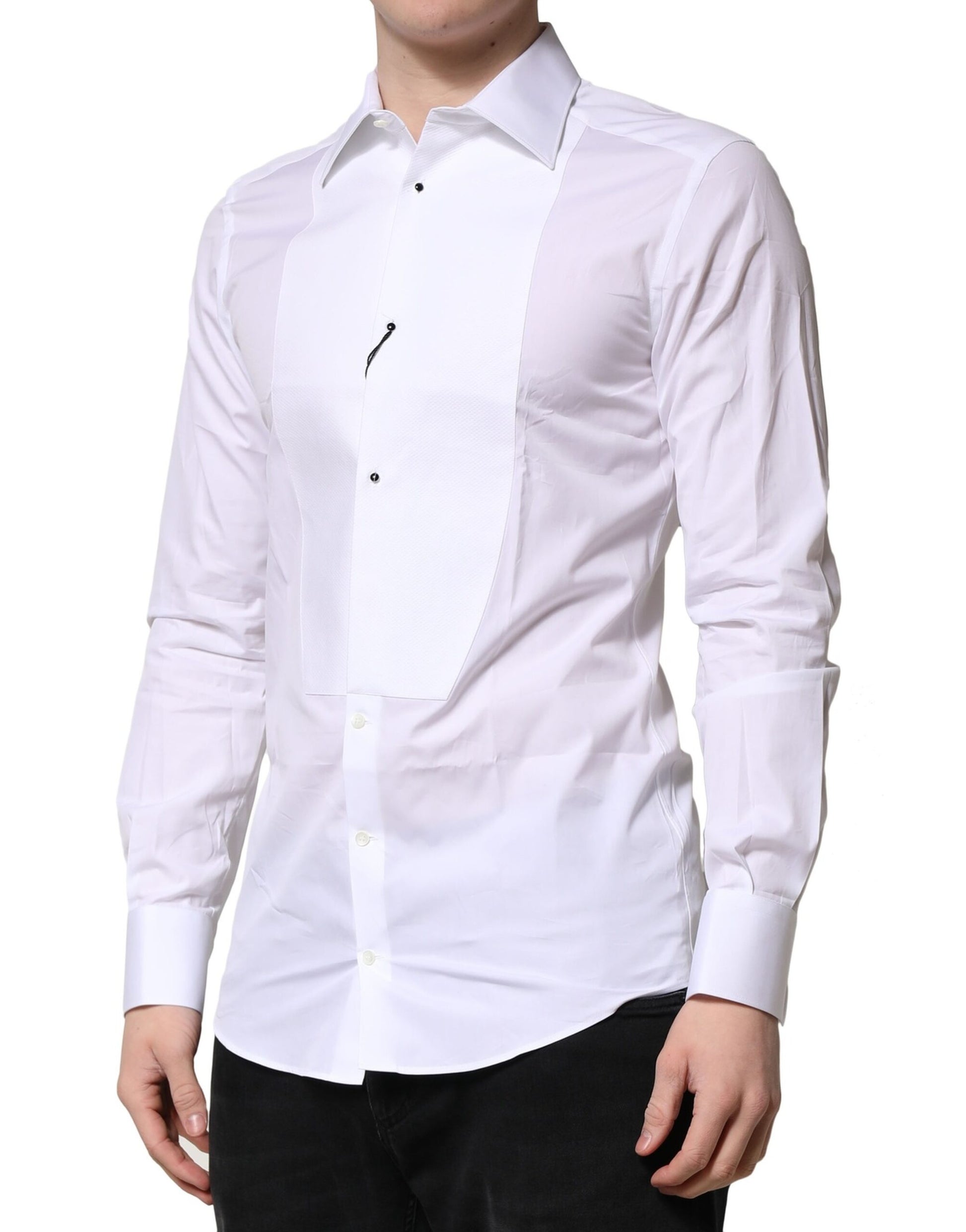 Dolce & Gabbana White Dress Shirt for Men detail view