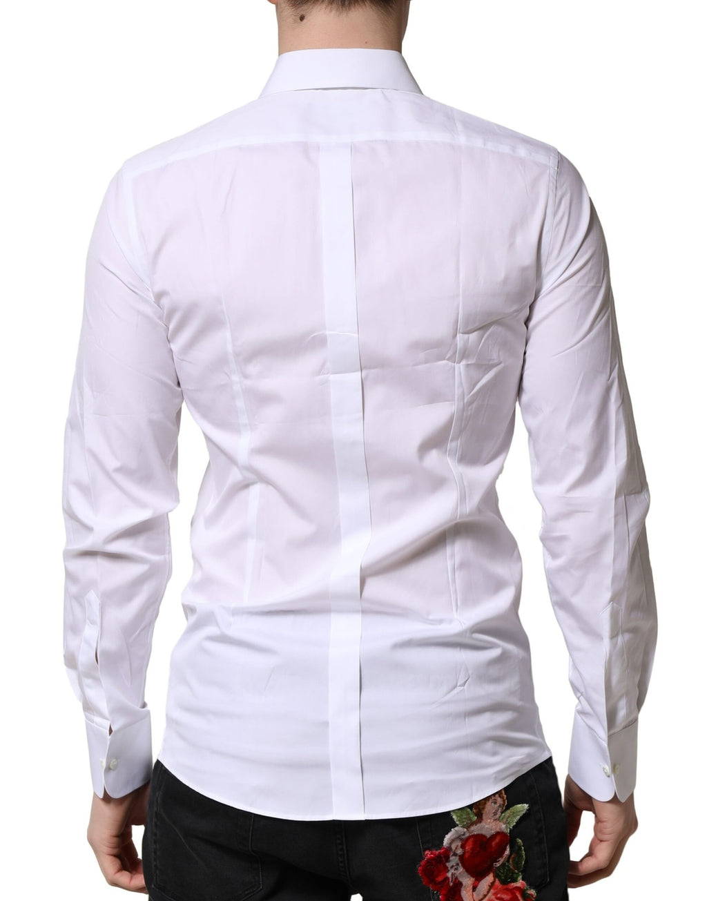 Dolce & Gabbana White Dress Shirt for Men side view