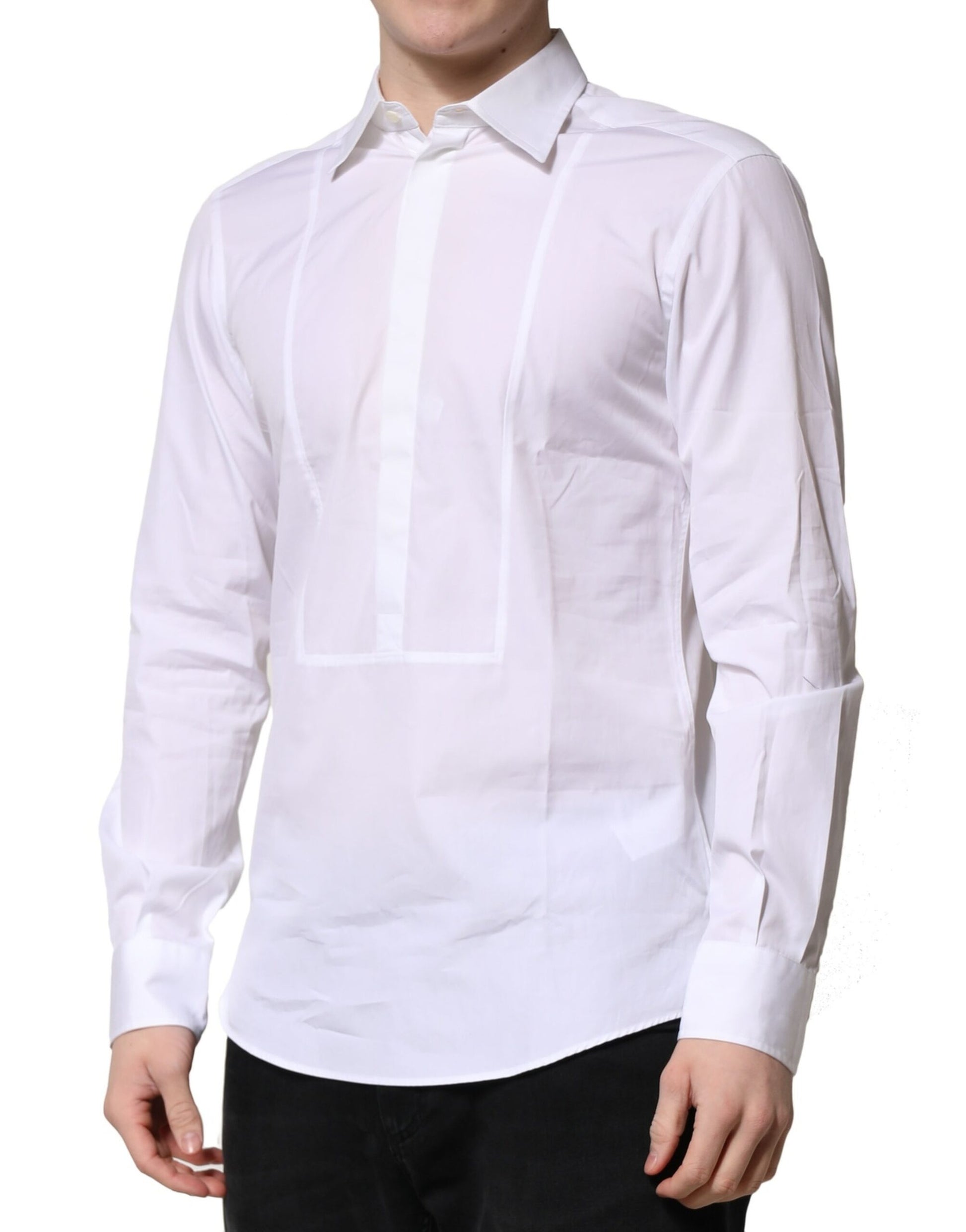 Dolce & Gabbana White Dress Shirt for Men detail view